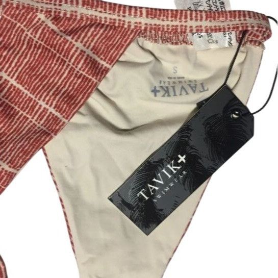 Tavik Tavik Swimwear Dylan Bikini Top Revolve Red Plaid Small Size ONE SIZE - 3 Thumbnail