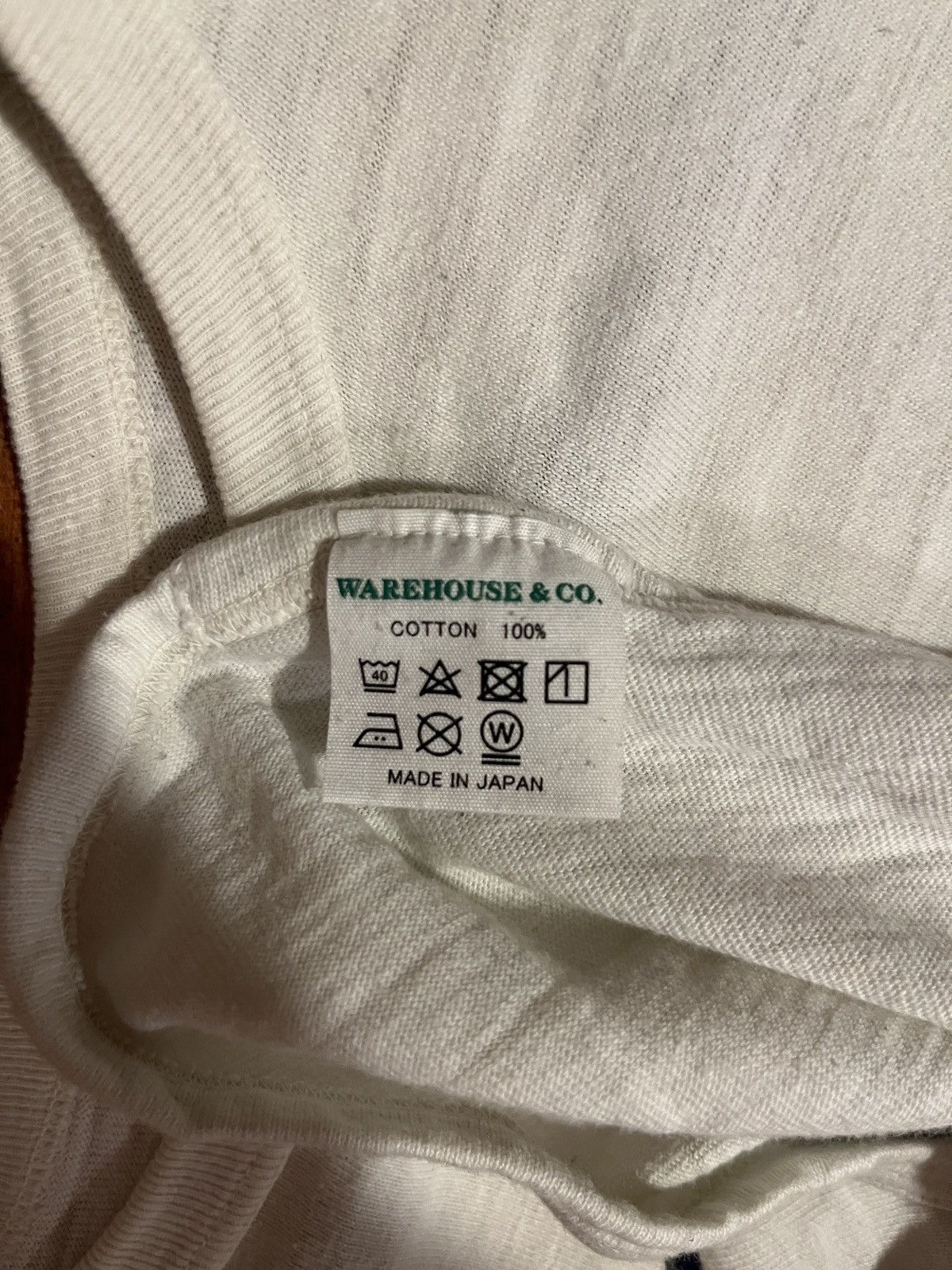 Japanese Brand × Warehouse × Warehouse & Co. WAREHOUSE&CO 3/4 Sleeve Tee Size US L / EU 52-54 / 3 - 4 Thumbnail