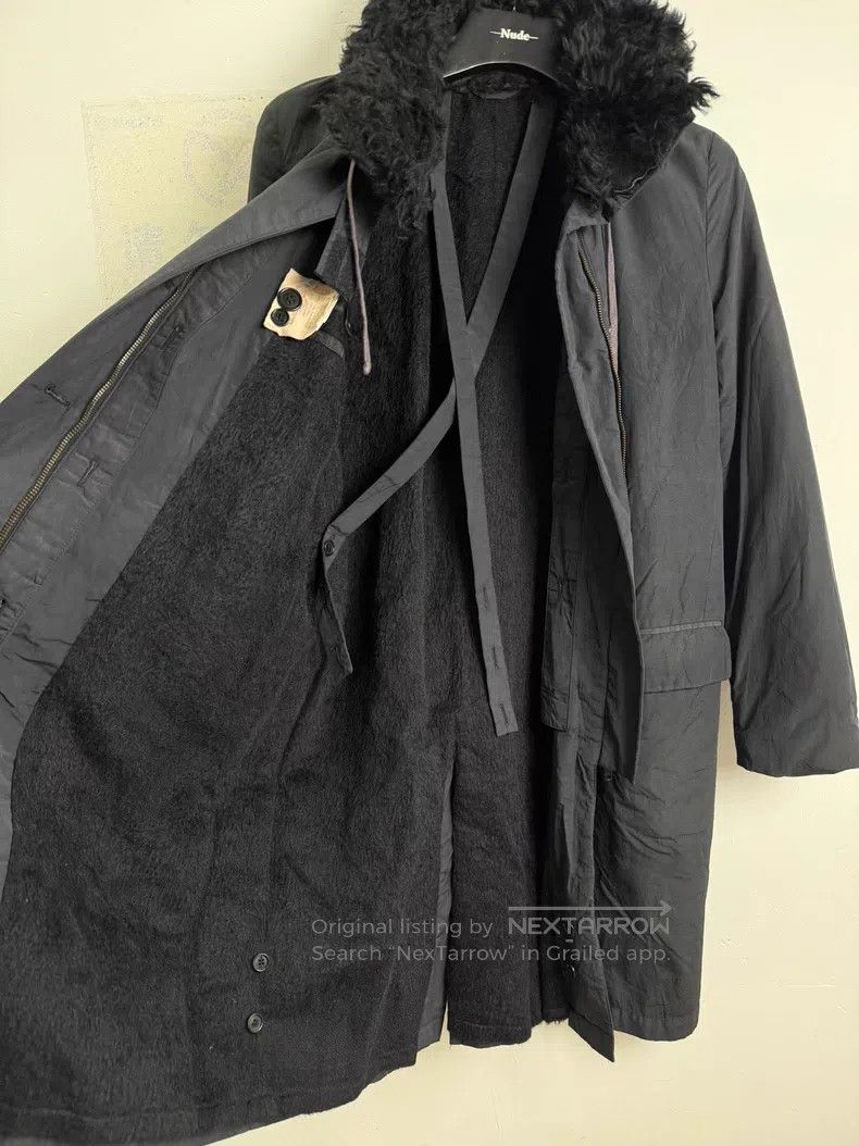 Helmut Lang Helmut Lang Fur collar coat Size US XXS / EU 40 - 6 Thumbnail