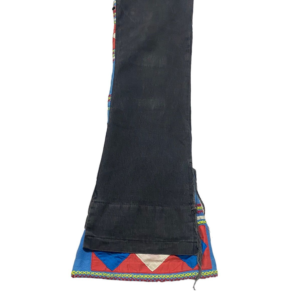 Undercover SS03 Undercover Scab Ethnic Patchwork Flare Pants Size US 29 - 9 Thumbnail