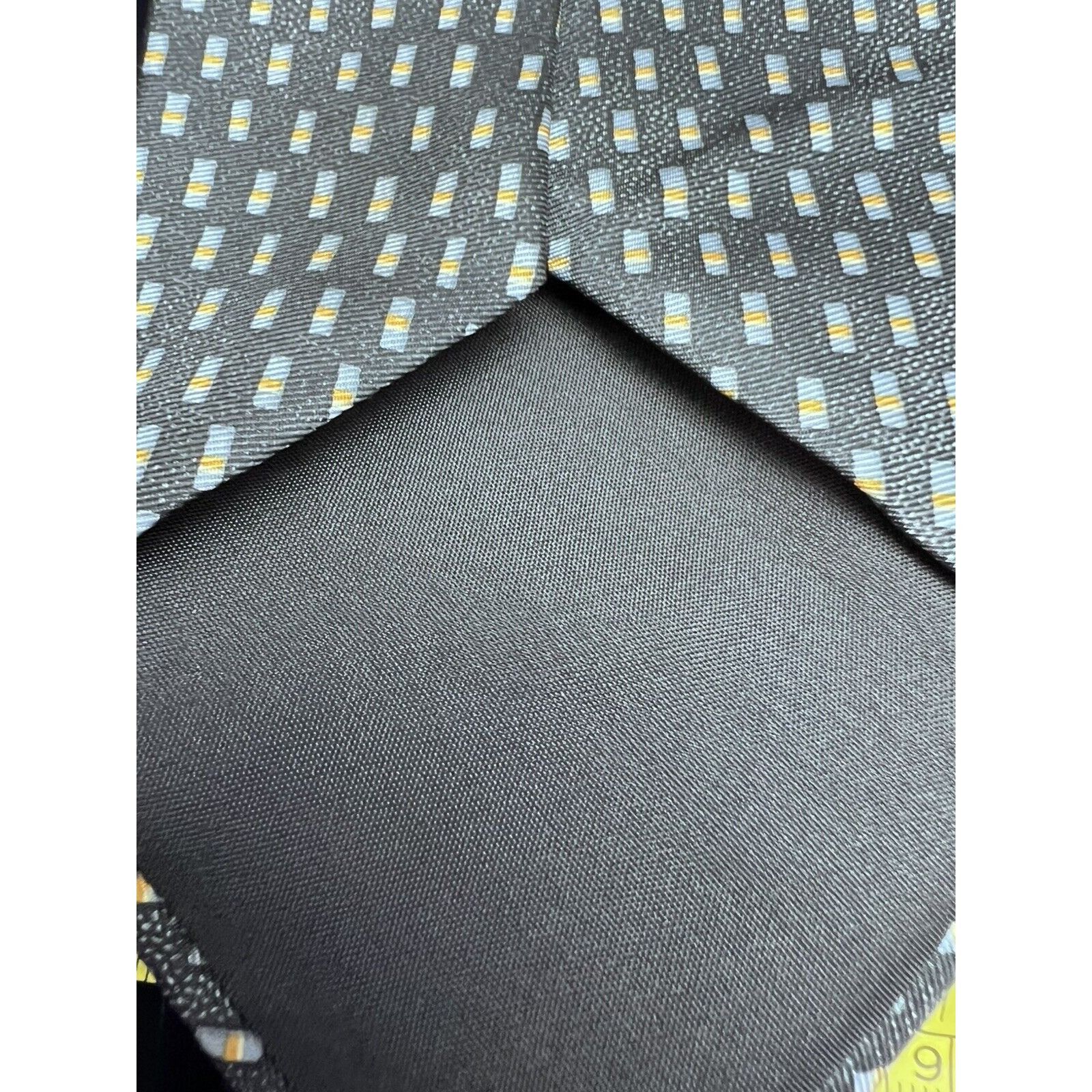 Vintage Vintage St Michael Marks & Spencer Silk Tie Grey Size ONE SIZE - 5 Thumbnail