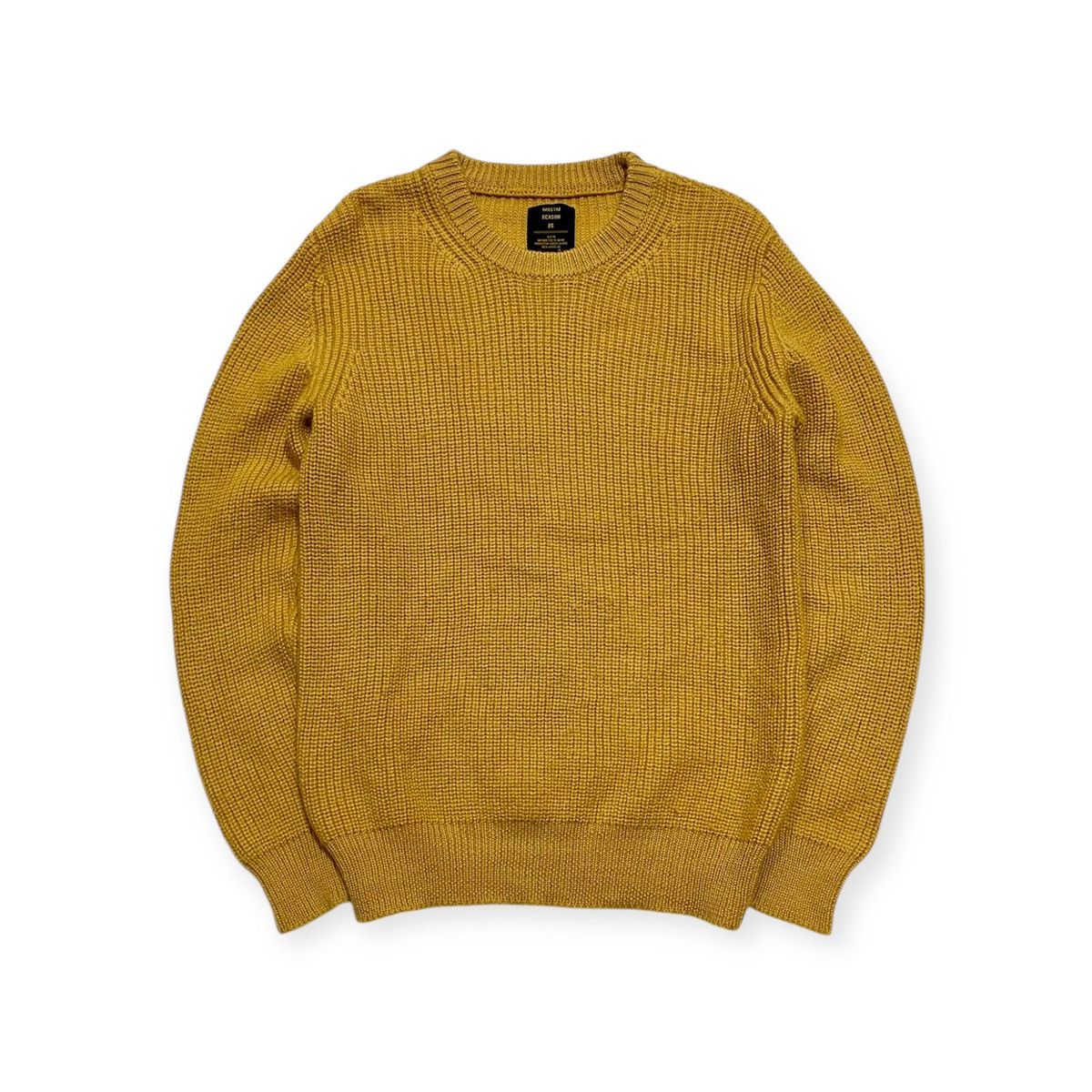 Mr. Gentleman × PHENOMENON FW14 Cableknit Mustard Sweater Size US L / EU 52-54 / 3 - 2 Thumbnail