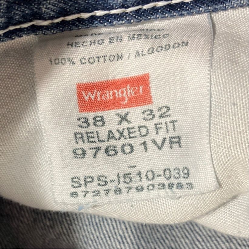 Wrangler Wrangler Authentics Vintage Blue Straight Leg Jeans Men 38” Size US 38 / EU 54 - 5 Thumbnail