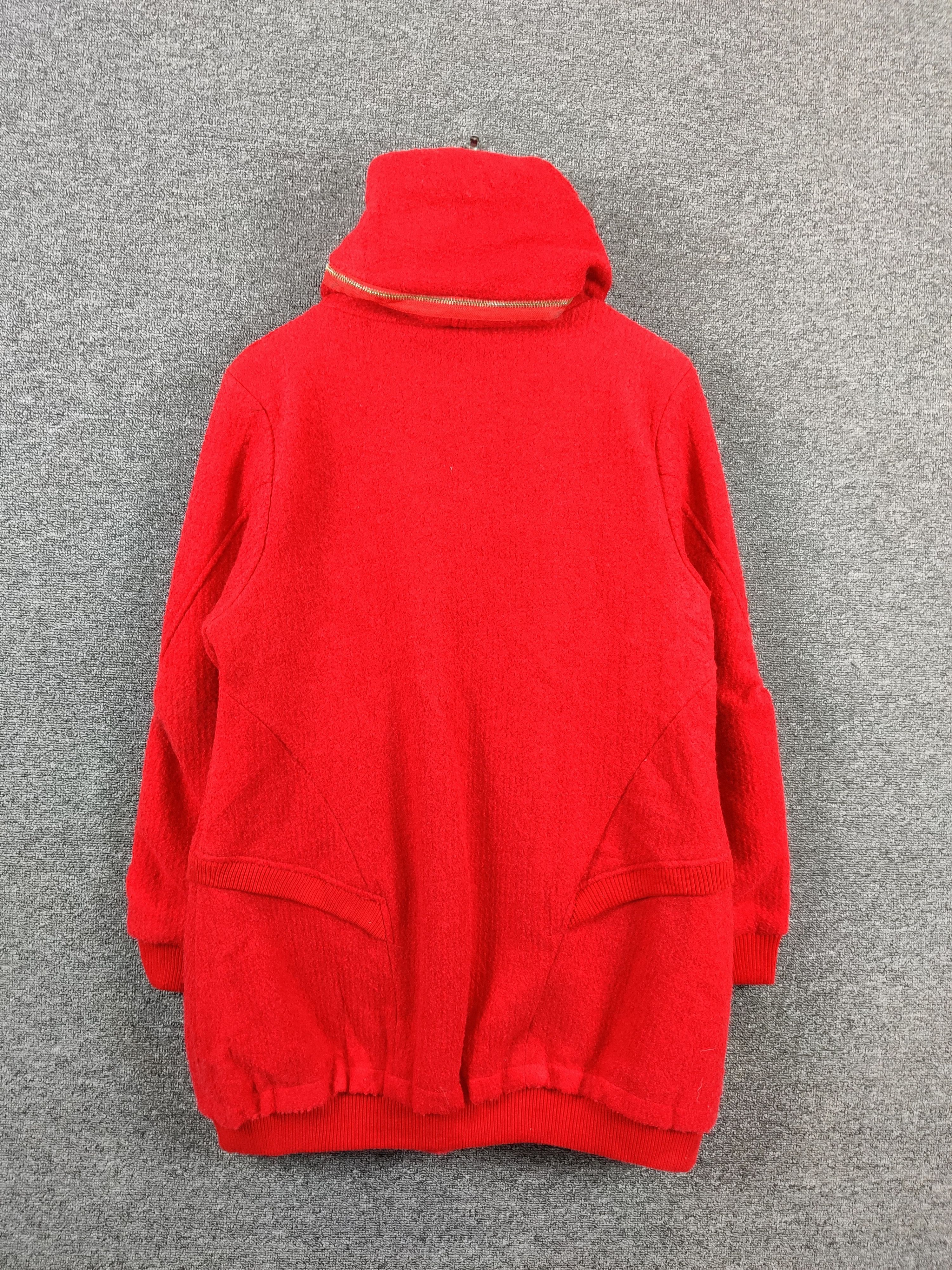 Japanese Brand Vintage Muonumai Wool Long Coat Jacket Nice Design Size US XL / EU 56 / 4 - 8 Thumbnail