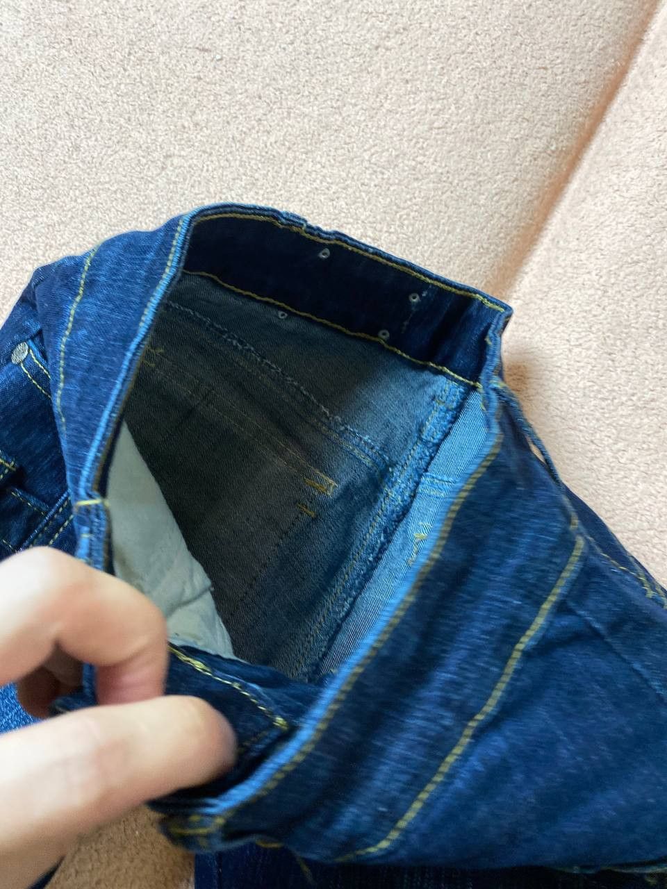 Japanese Brand Vintage Jeans Y2K Grunge Low Rise Bootcut Denim Jeans Size 25" / US 0 / IT 36 - 15 Thumbnail