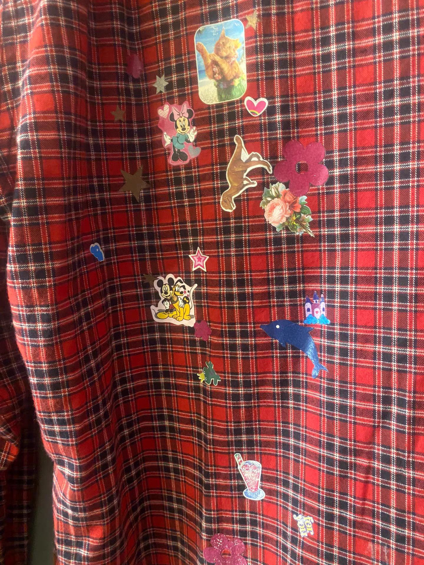 Vetements VETEMENTS Zoo Print Red Plaid Shirt Size US S / EU 44-46 / 1 - 4 Thumbnail