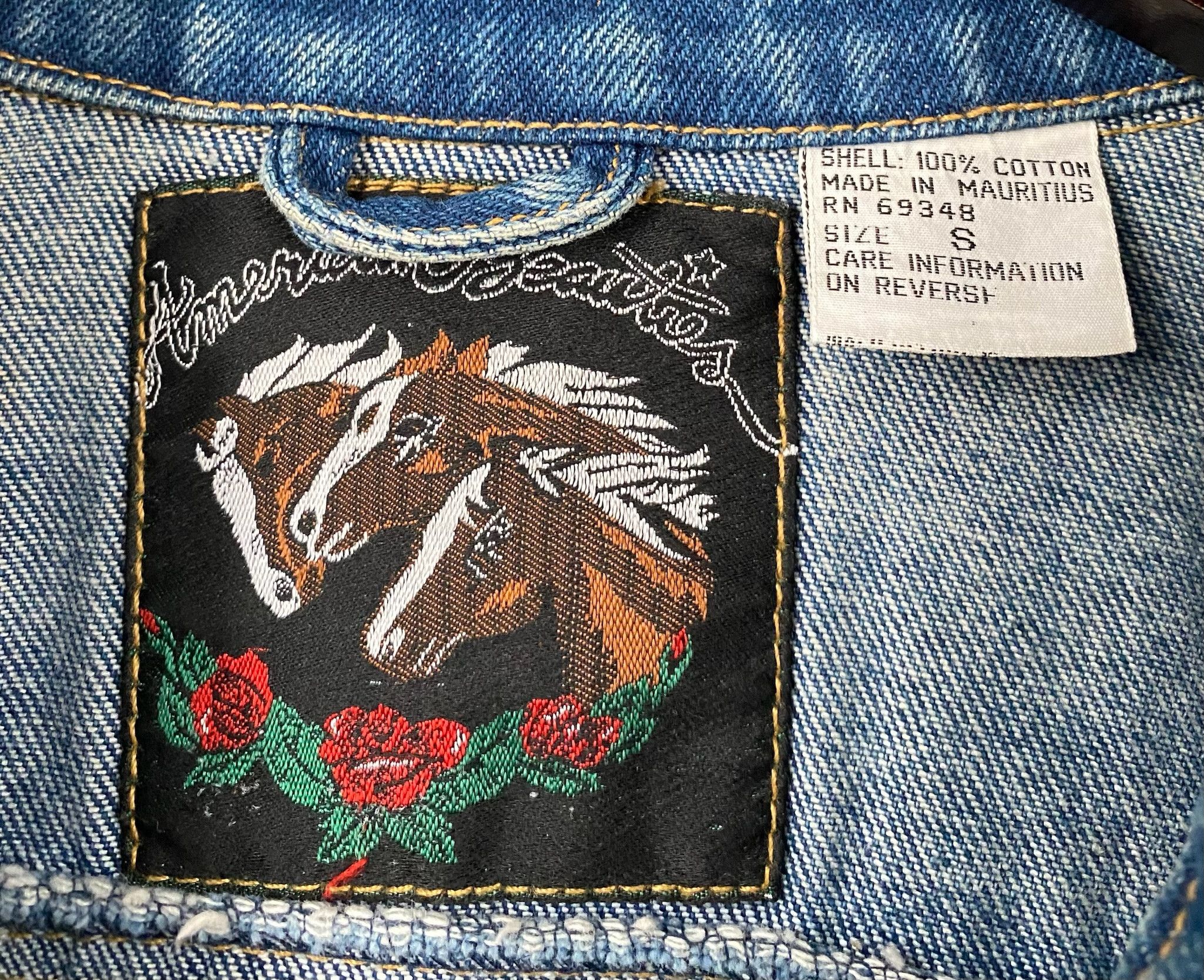 Vintage 90’s American Beauties Denim Clenched Waist Jacket Small Size S / US 4 / IT 40 - 5 Thumbnail