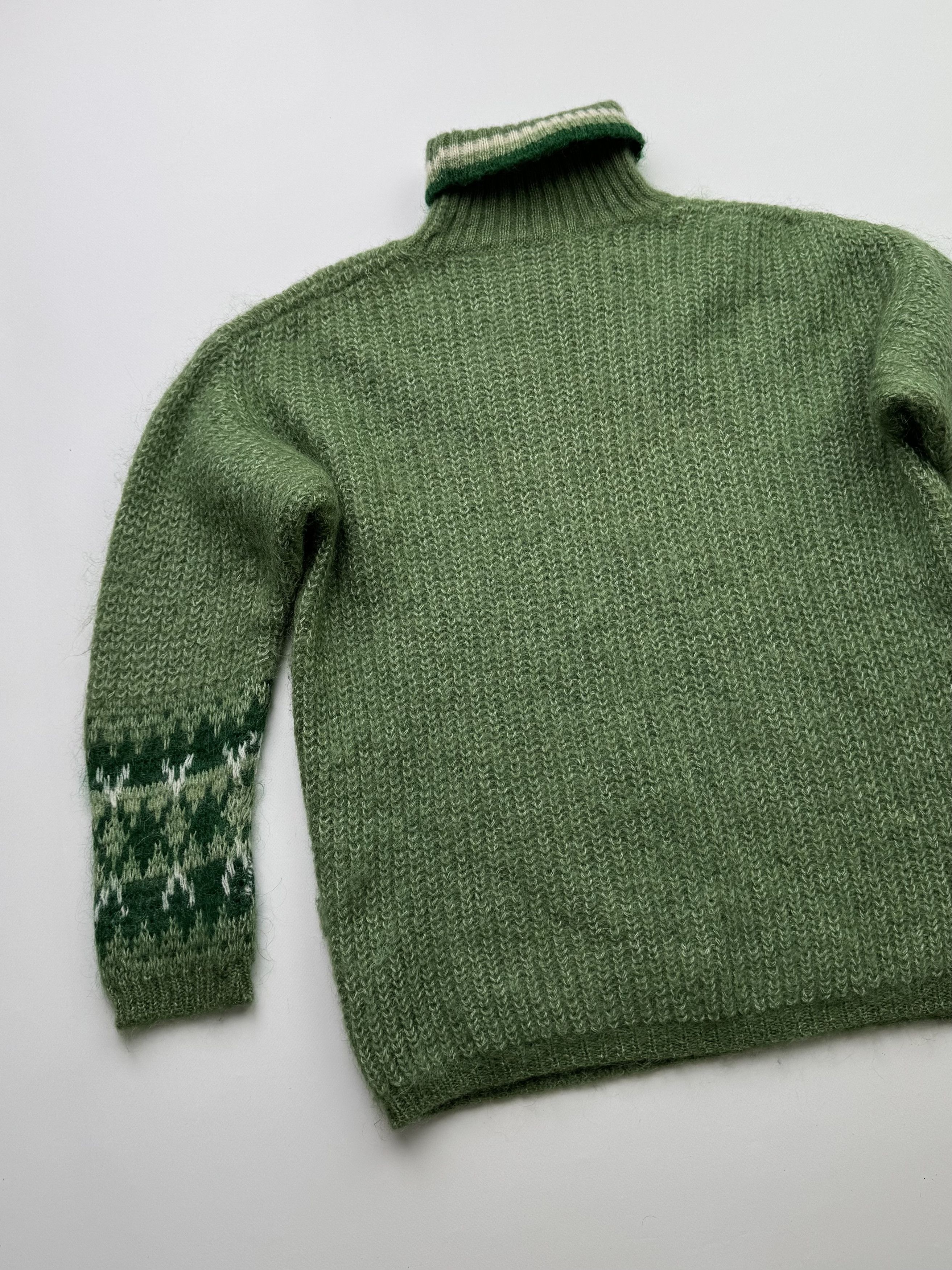 Vintage Vintage Mohair Wool Sweater B618(V441)E2 Size US S / EU 44-46 / 1 - 7 Thumbnail