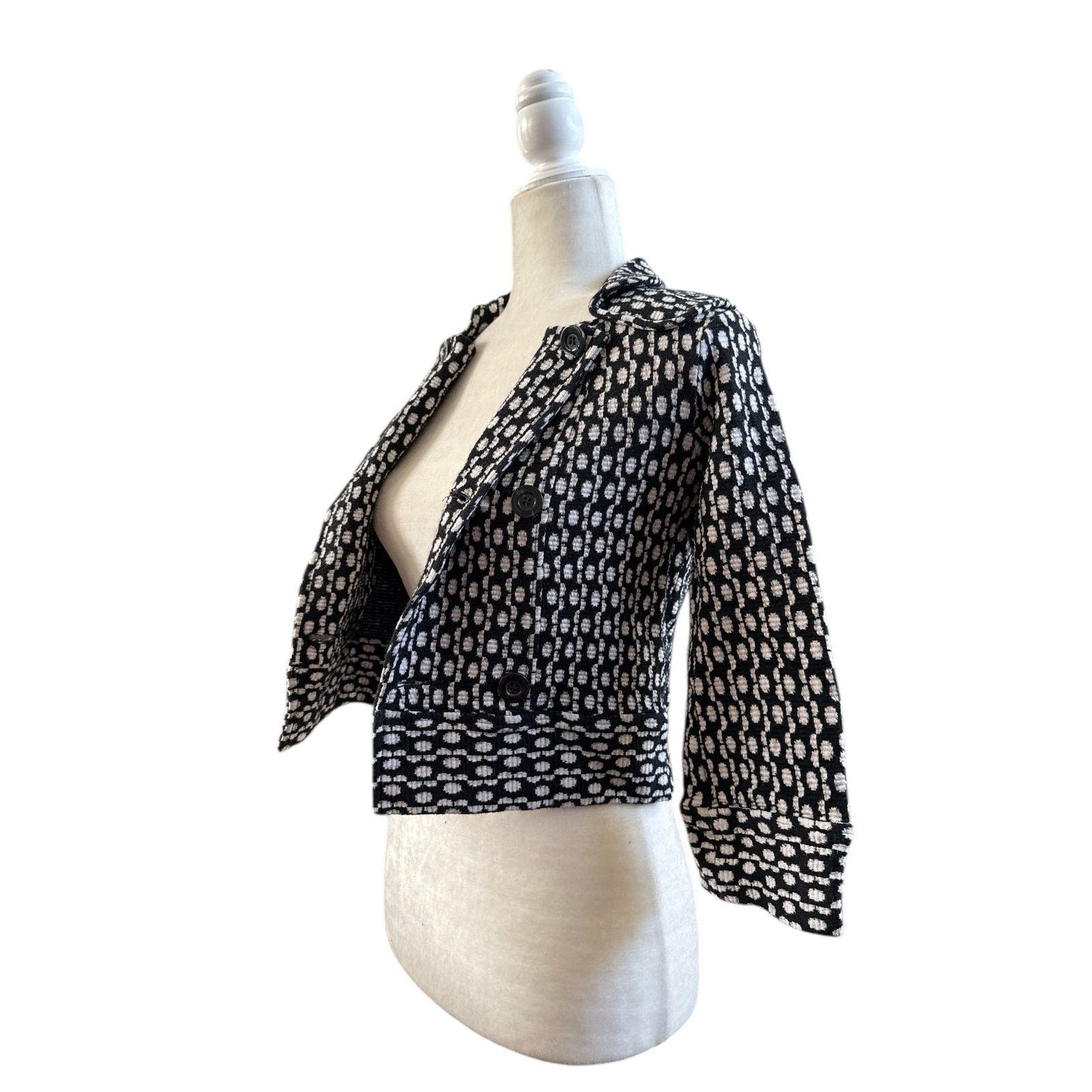 Diane von Furstenberg Diane Von Furstenberg Women Esperanza Knit Blazer Jacket Size XS / US 0-2 / IT 36-38 - 3 Thumbnail
