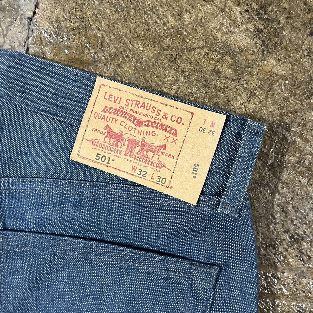 Levi's × Vintage Crazy Vintage Levi's 501 XX Button Fly Jeans Y2K Unique Size US 34 / EU 50 - 5 Thumbnail