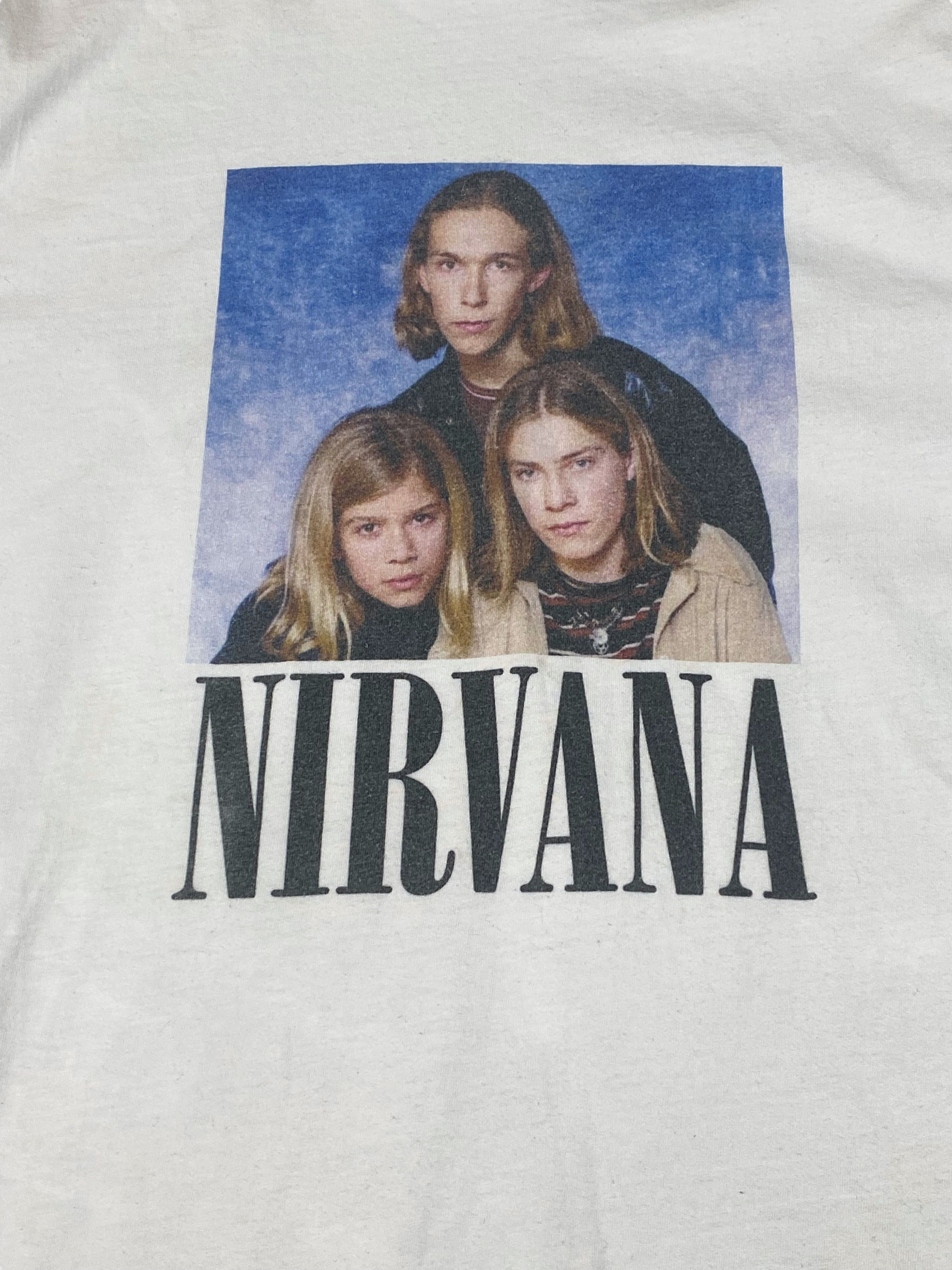 Vintage Vintage Gildan NIRVANA Graphic Fun Meme Y2k T-Shirt M636 Size US M / EU 48-50 / 2 - 4 Thumbnail