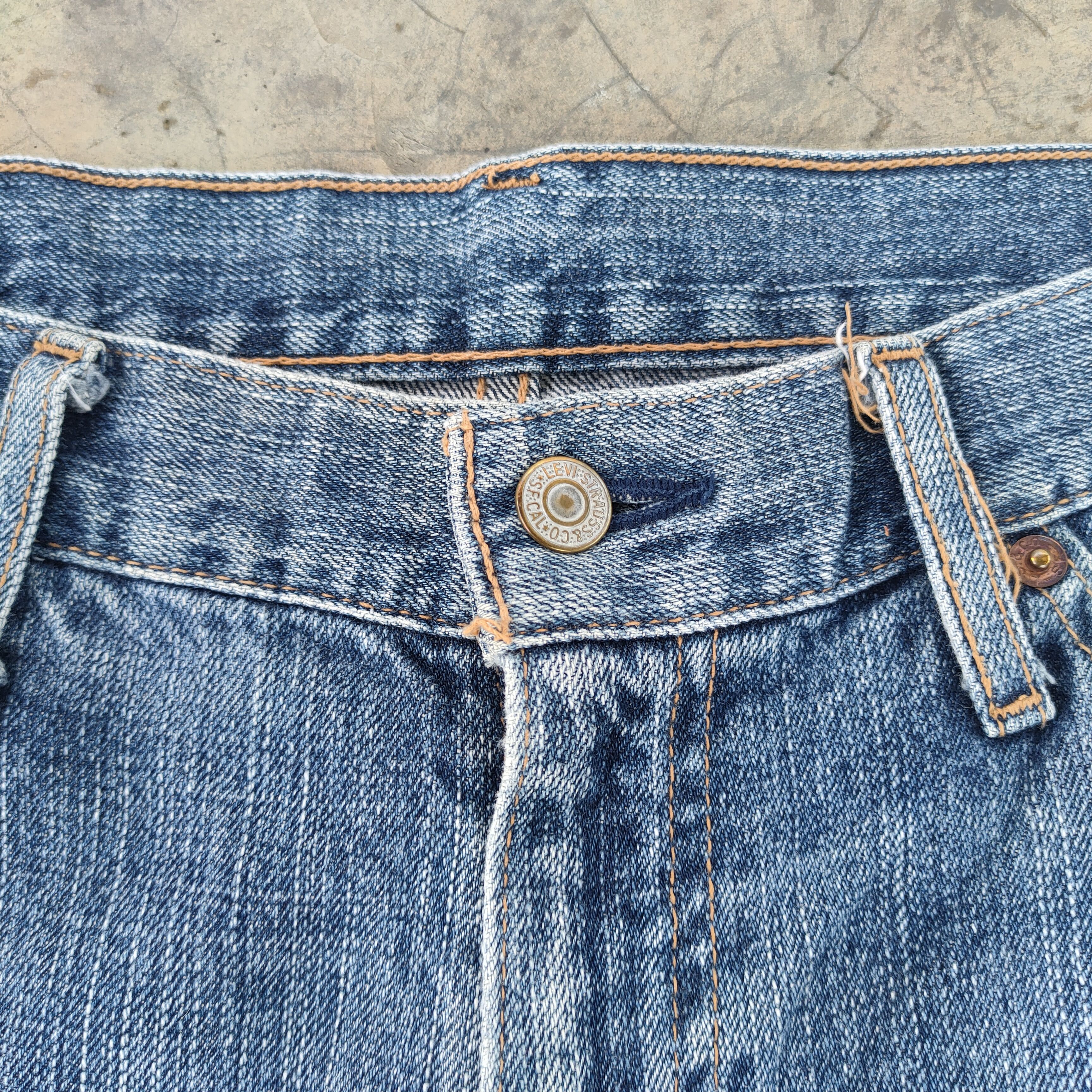 Levi's Vintage Clothing VINTAGE LEVI'S 533 FADED DENIM JEANS PANTS Size US 33 - 4 Thumbnail