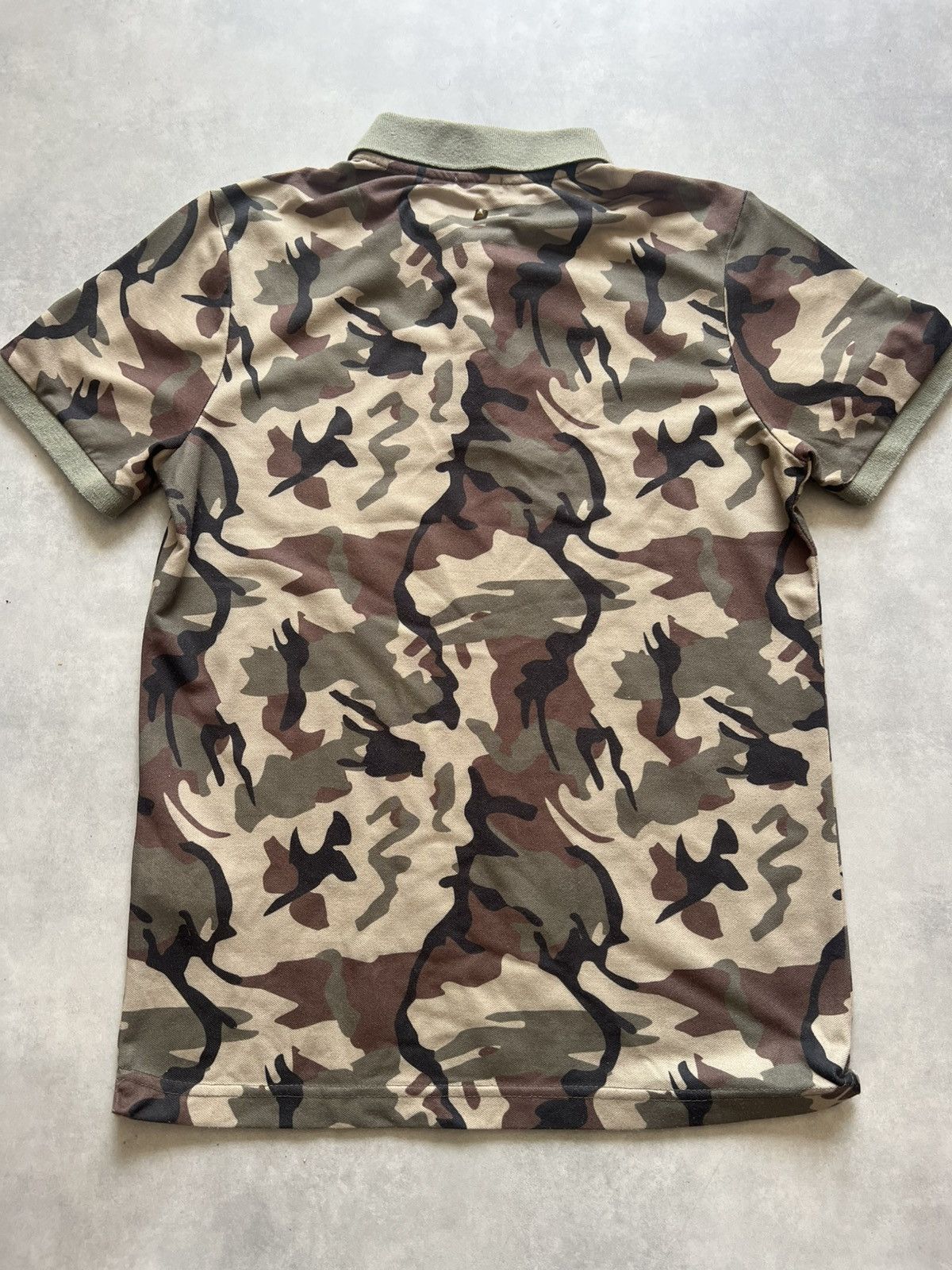 Valentino Valentino Camo Stud Polo Shirt Size US L / EU 52-54 / 3 - 2 Thumbnail