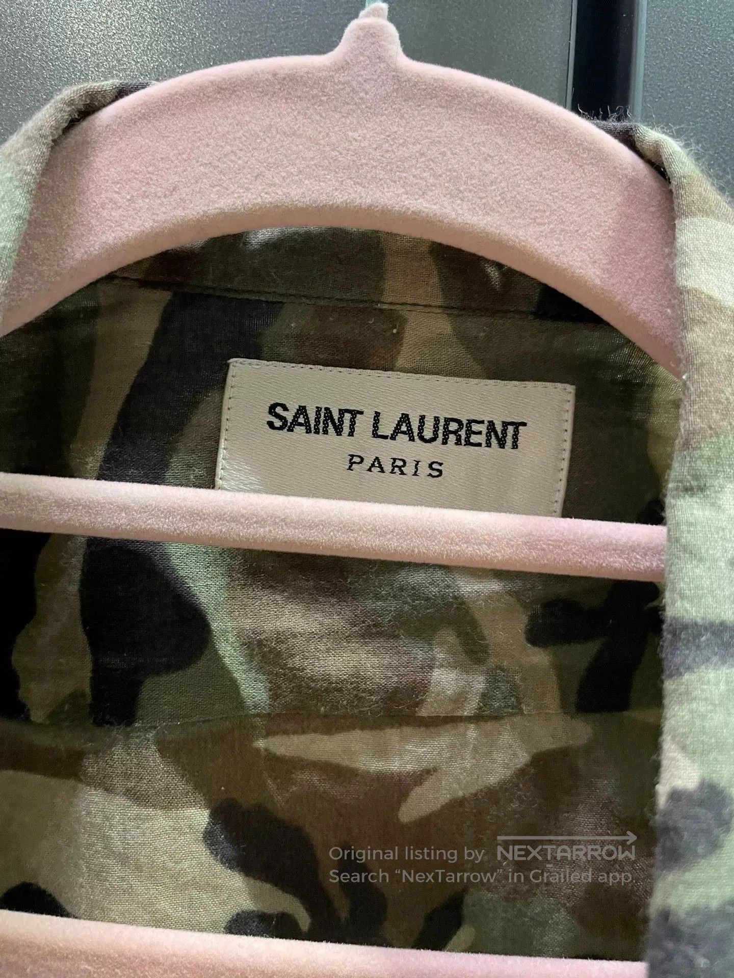 Saint Laurent Paris SAINT LAURENT Camouflage Button-Front Shirt. Size US M / EU 48-50 / 2 - 3 Thumbnail