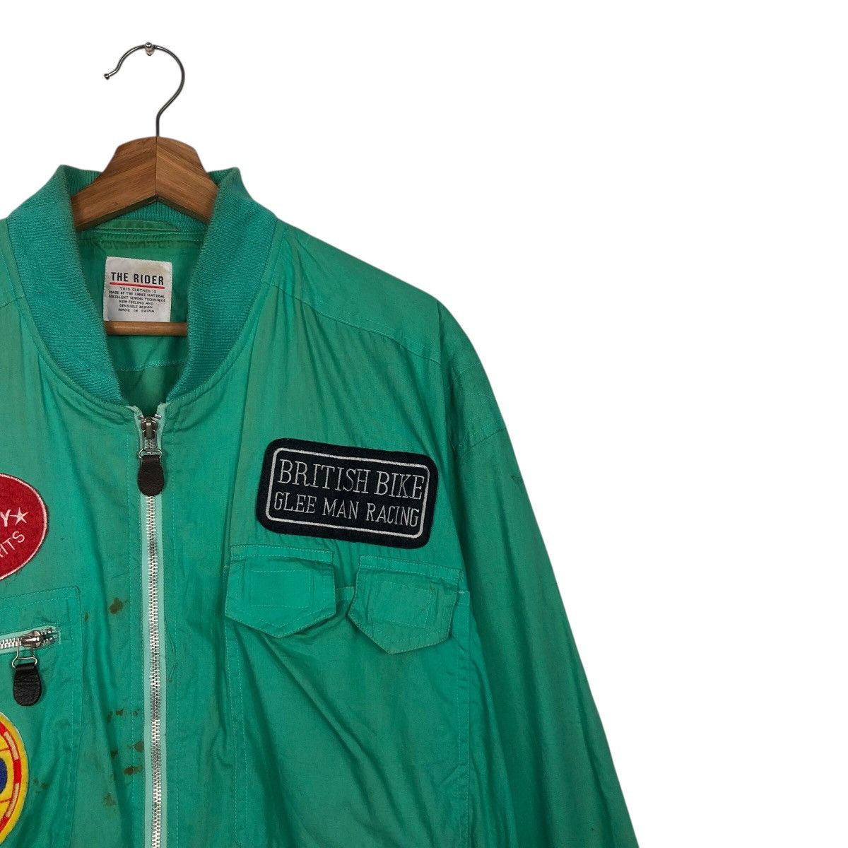 Japanese Brand 📌Vintage Bomber Jacket The Rider Kadoya Big Logo Size US L / EU 52-54 / 3 - 7 Thumbnail