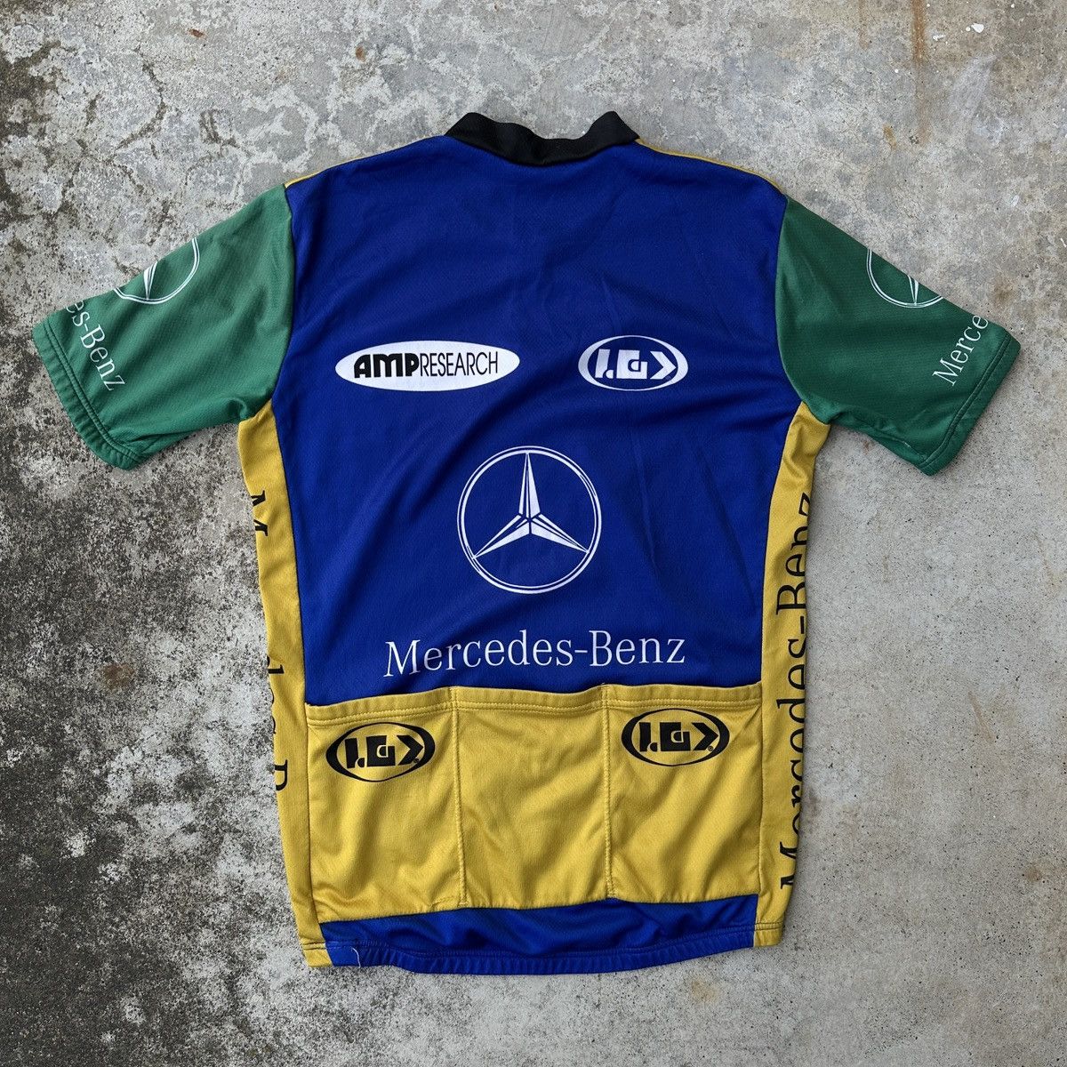 Mercedes-Benz Mercedes Benz made in USA Bicycle Jersey long sleeve tee Size US M / EU 48-50 / 2 - 2 Thumbnail