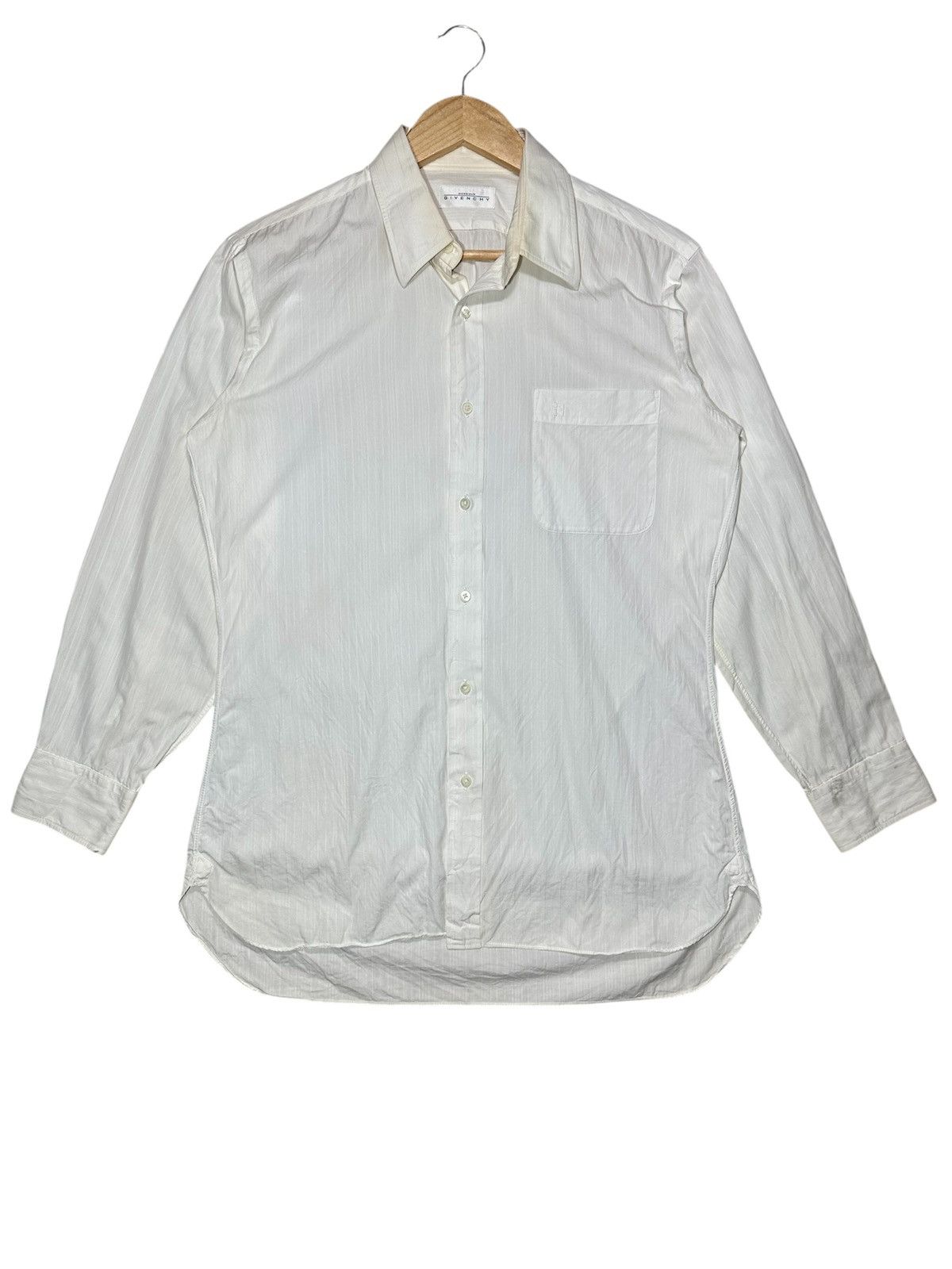 Givenchy Givenchy Monsieur white striped long-sleeved Size US L / EU 52-54 / 3 - 1 Thumbnail