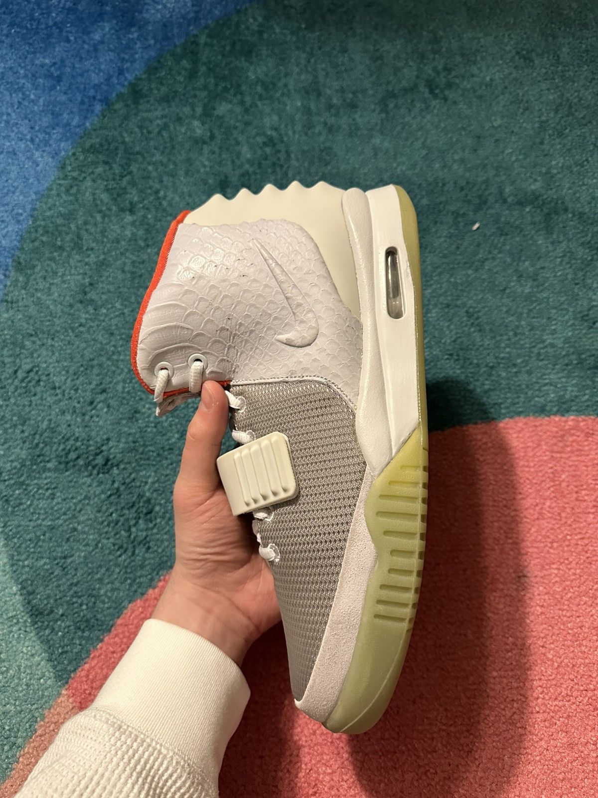 Kanye West × Nike Nike Air Yeezy 2 NRG ‘Pure Platinum’ Size US 11.5 / EU 44-45 - 14 Thumbnail