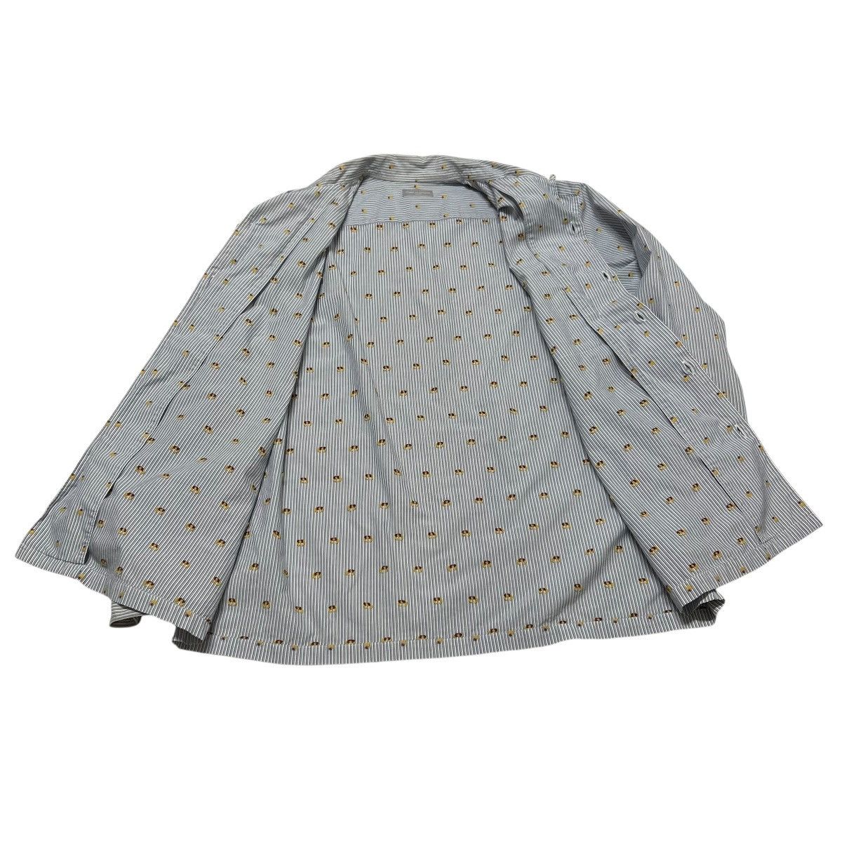Comme des Garcons 556 01SS 00s Comme Des Garcons Homme shirt jacket men blue Size US S / EU 44-46 / 1 - 4 Thumbnail