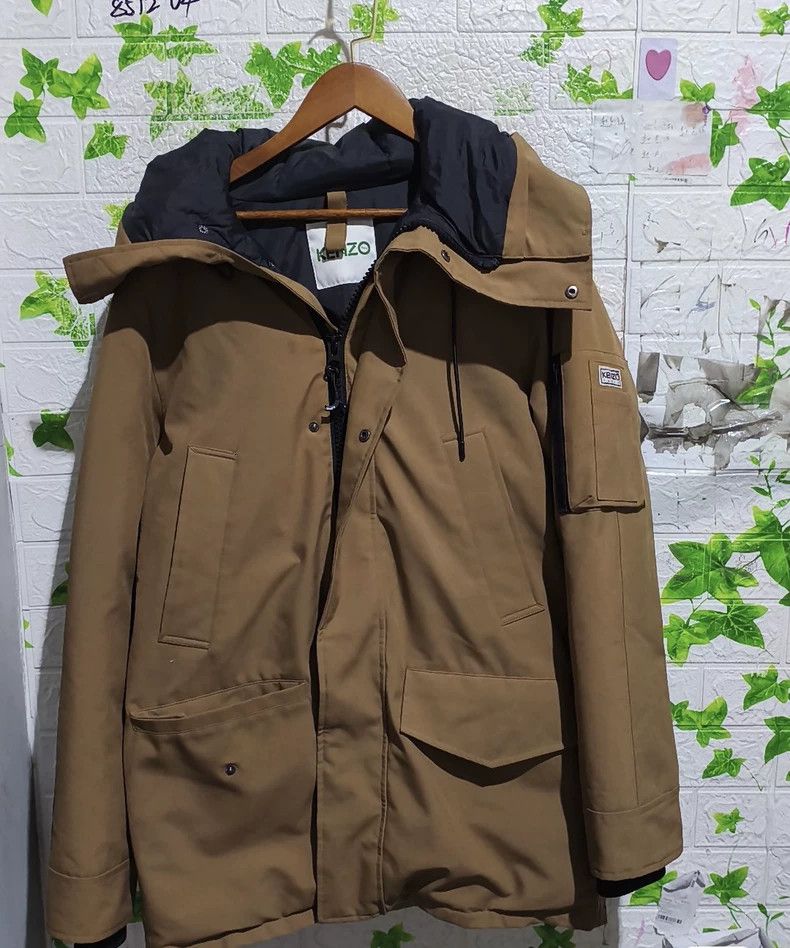 Kenzo KENZO Men's Quilted Jacket, Earth Yellow Size US S / EU 44-46 / 1 - 1 Thumbnail