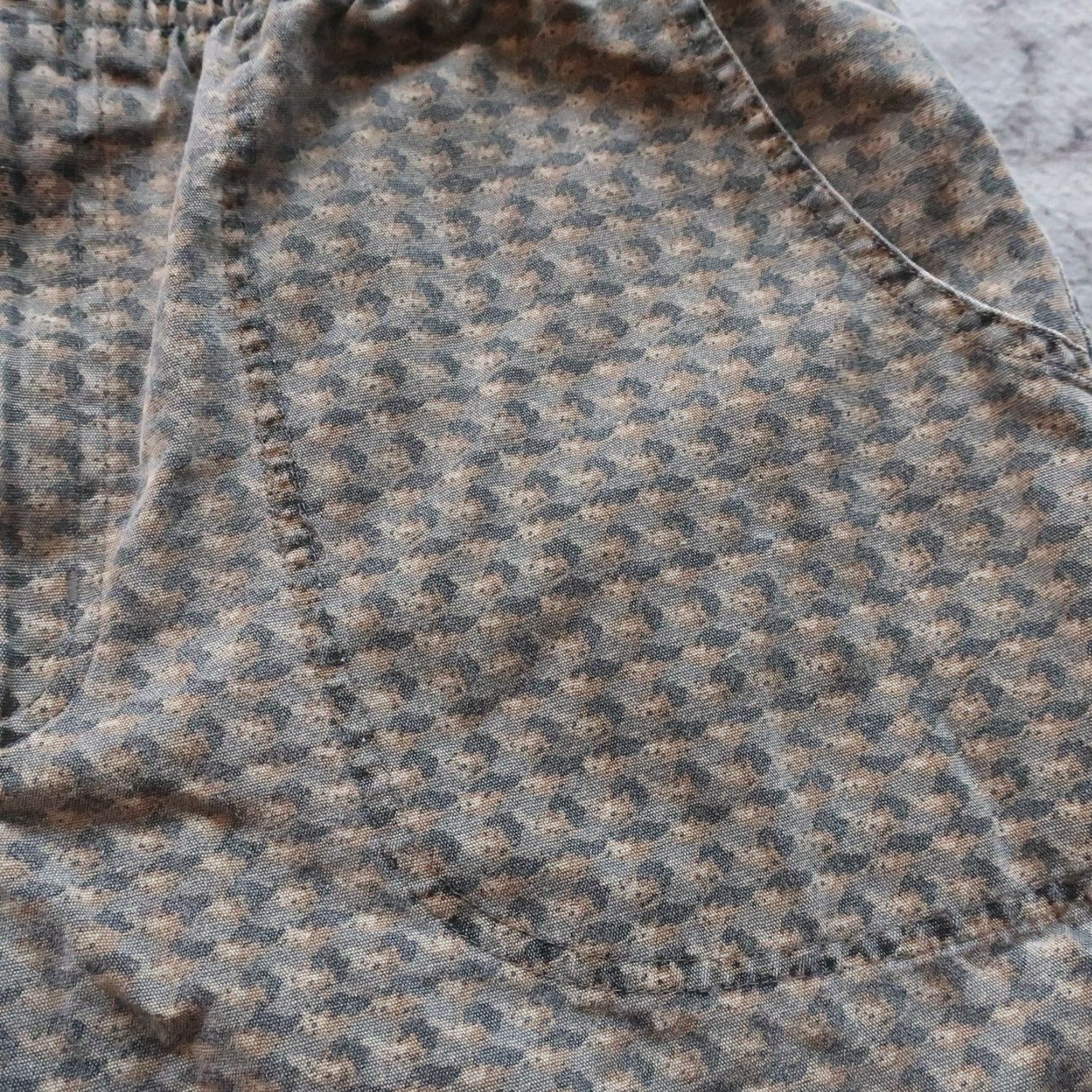 Ocean Pacific VINTAGE Ocean Pacific Shorts Mens Large Grey Brown Surf Swim OP Shirt Size US 33 - 3 Thumbnail