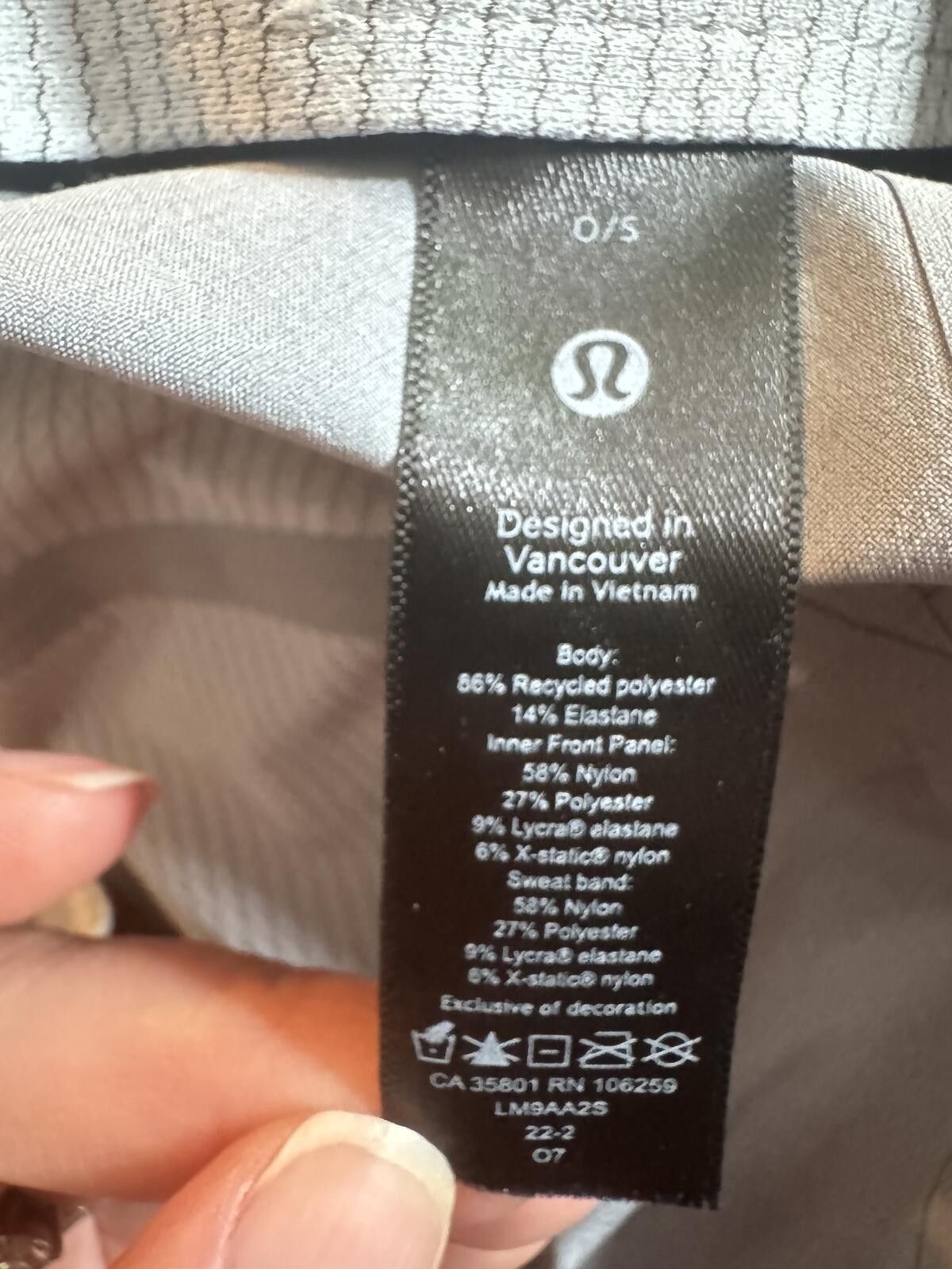 Lululemon Lululemon Fast and Free Run Hat - One Size, Gray Camouflage Size ONE SIZE - 2 Thumbnail