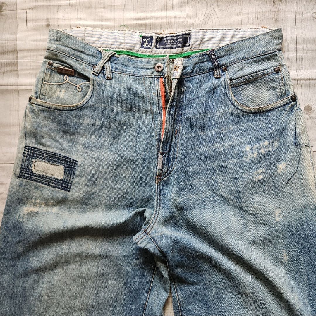 LRG Vintage LRG Skategang Streetwear Baggy Denim Size US 35 - 5 Thumbnail