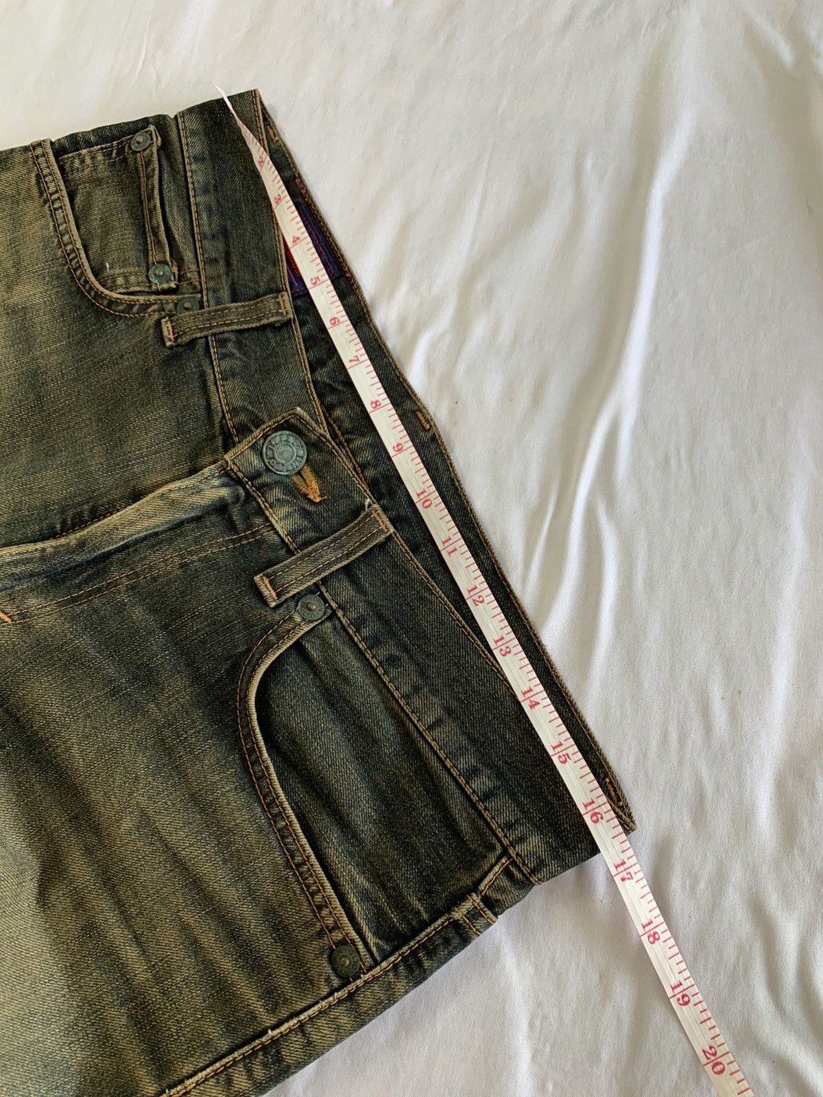 Edwin vintage dirty fade edwin jeans kapital hysteric fuga denime Size US 32 / EU 48 - 10 Thumbnail
