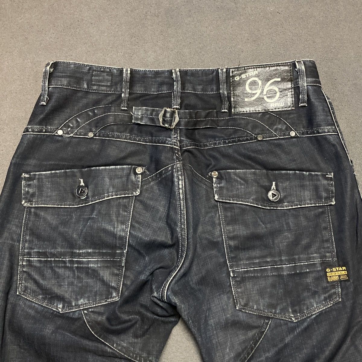 G-Star Opium double knee g star jeans Size 34" / US 12 / IT 48 - 4 Thumbnail