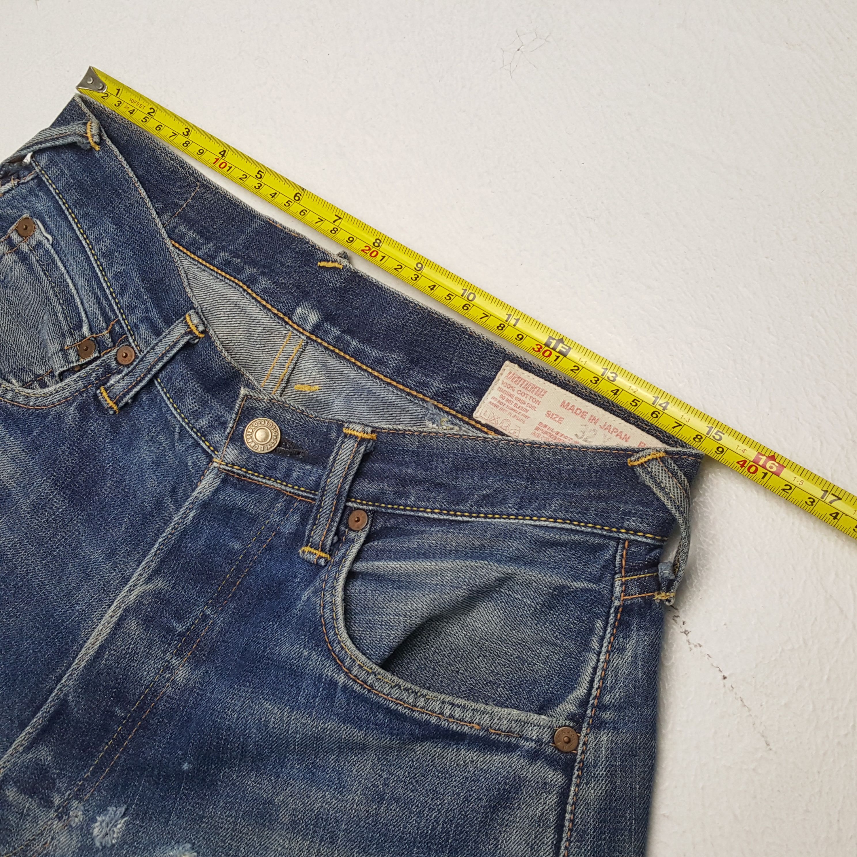 Evisu EVISU Japanese Brand Streetwear Custom Daicock Jeans Size US 30 / EU 46 - 7 Thumbnail