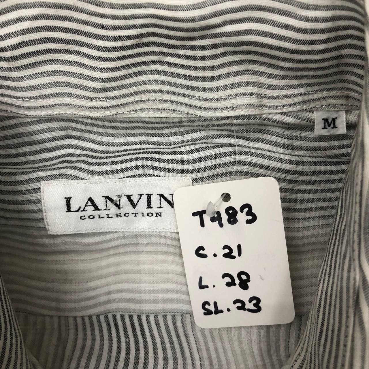 Lanvin T483 LANVIN STRIPPED SHIRTS Size US M / EU 48-50 / 2 - 6 Thumbnail