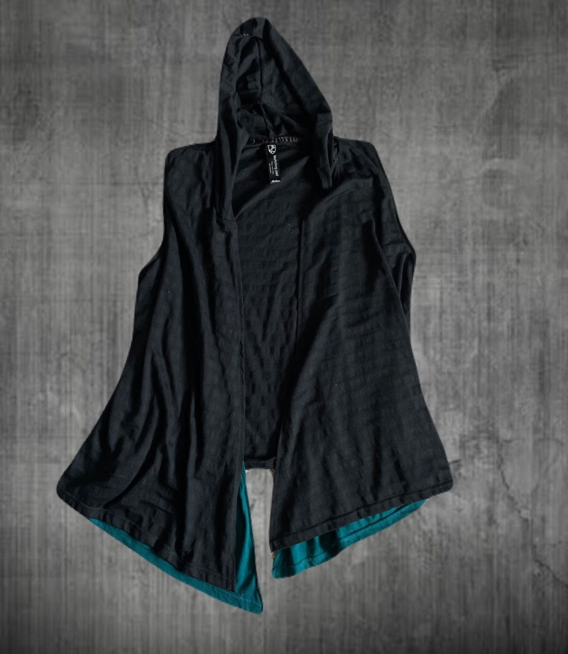 If Six Was Nine 2000s Japanese archive Layered Sleeve Less Hood Cardigan Y2K Size US S / EU 44-46 / 1 - 1 Thumbnail