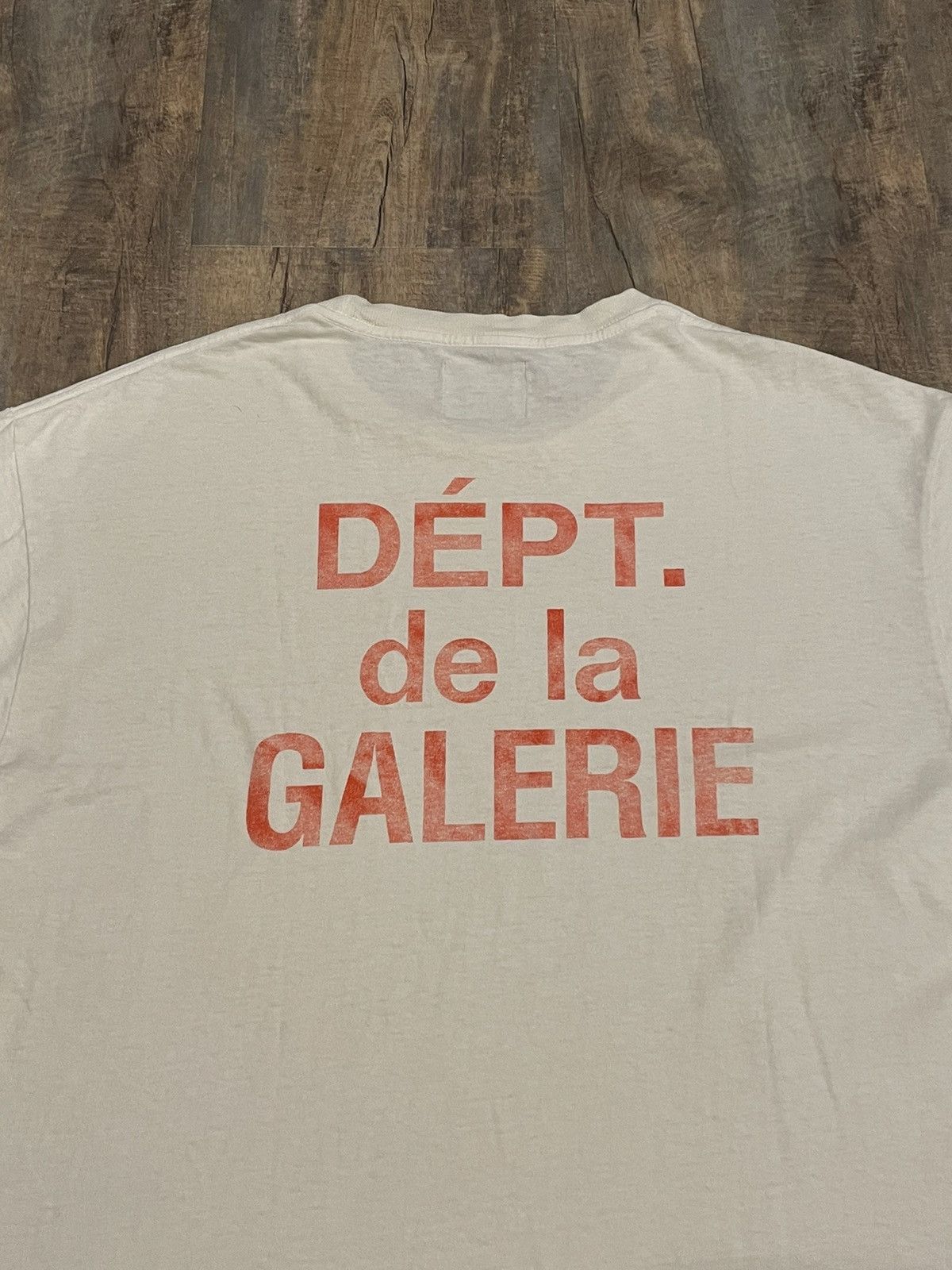 Gallery Dept. RARE Gallery Dept French Logo Tee Cream Orange Souvenir Size US L / EU 52-54 / 3 - 3 Thumbnail