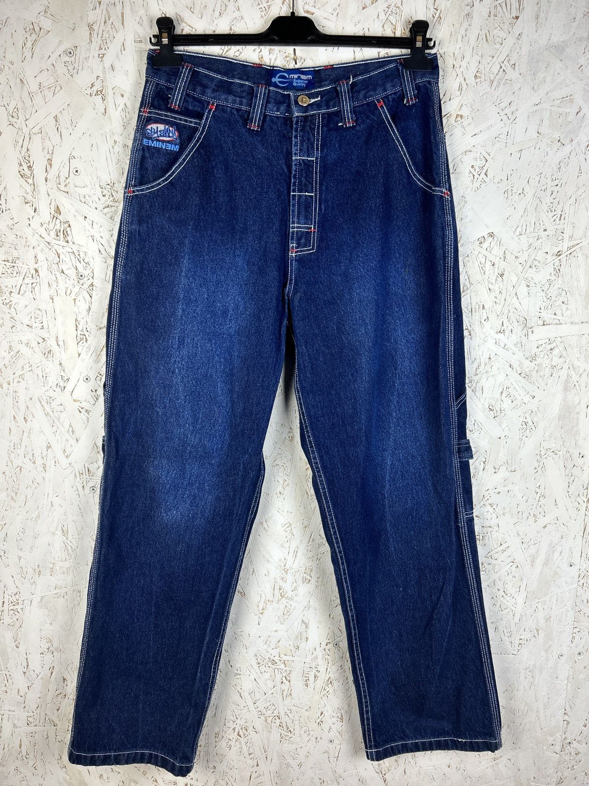 Eminem 90s Vintage Slim Shady Eminem Collection Rap Baggy Jeans 32 Size US 32 / EU 48 - 6 Thumbnail