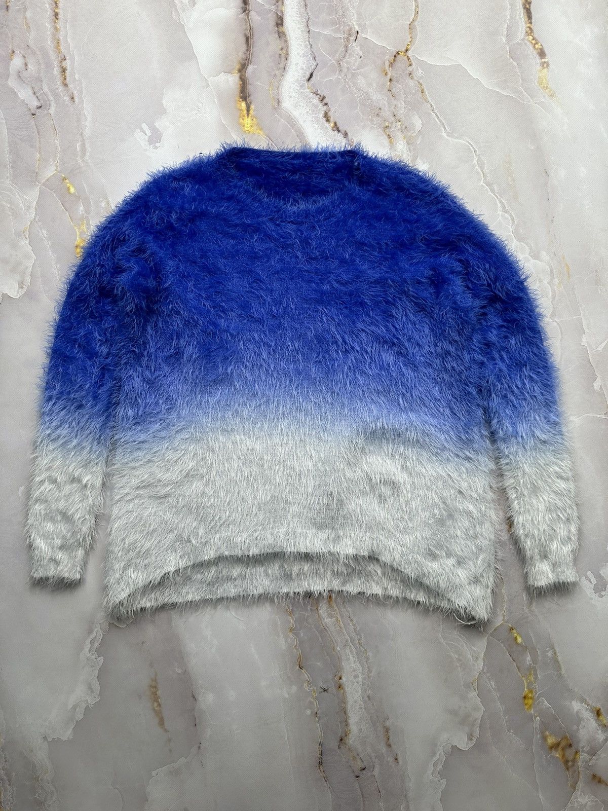 image of Avant Garde x Vintage Shaggy Mohair Gradient Sweater, Women's (Size Medium)