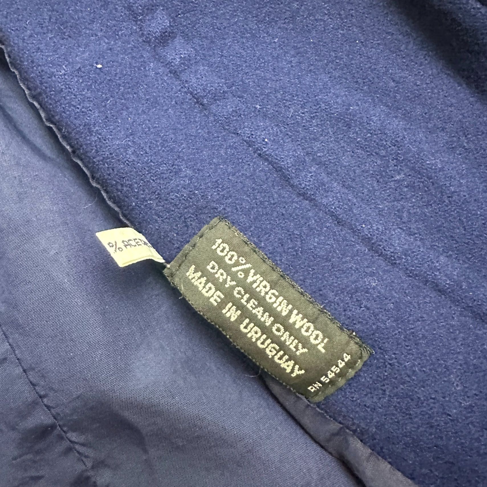 Vintage VINTAGE Private Label Coat Jacket Womens 7/8 Blue Belted Lined Wool Long Sleeve Size M / US 6-8 / IT 42-44 - 6 Thumbnail