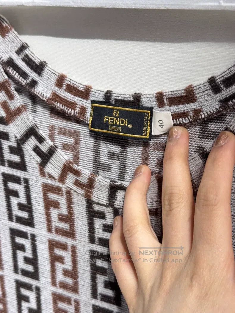 Fendi Fendi Monogrammed Vest Dress with No Sleeves Size XS / US 0-2 / IT 36-38 - 3 Thumbnail