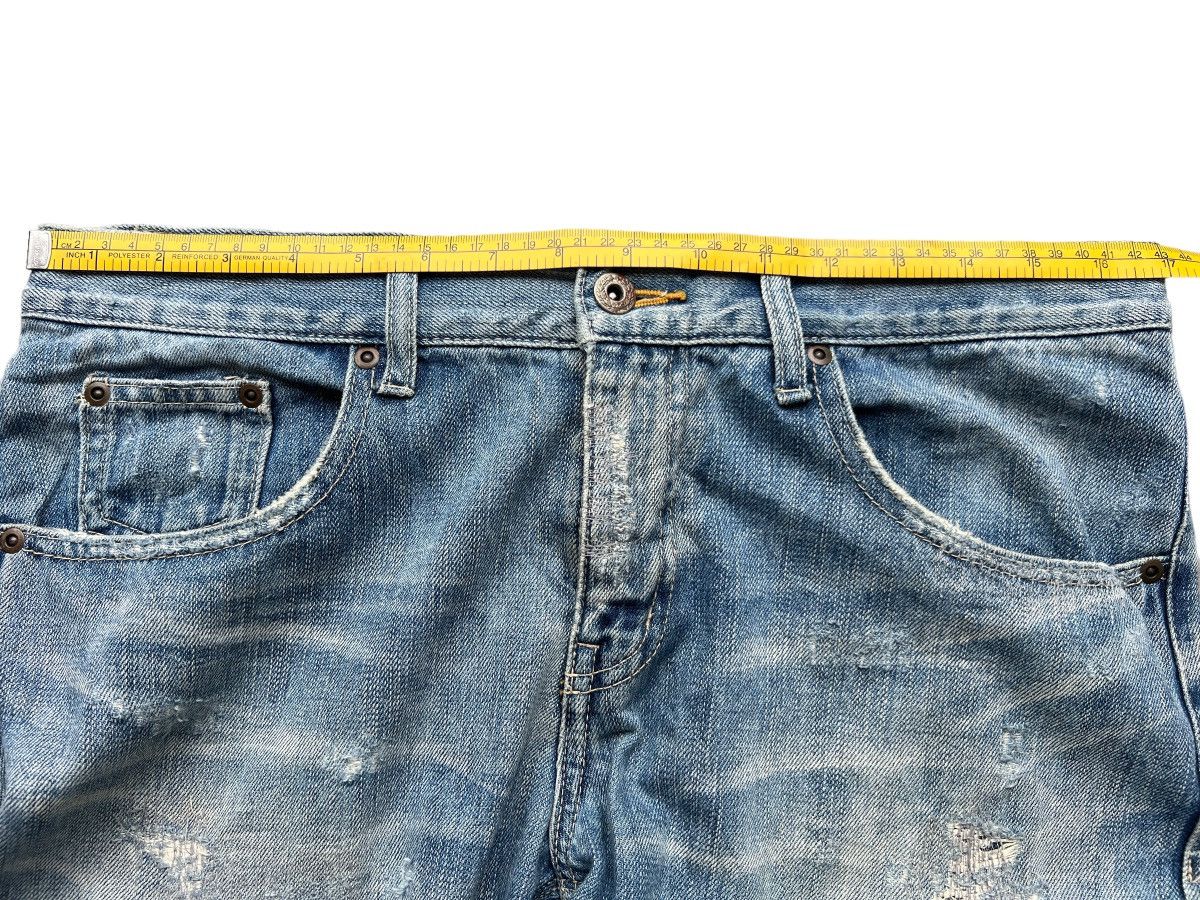 NANO universe Nano Universe Japan Distressed Denim Jeans 34x29.5 Size US 34 / EU 50 - 8 Thumbnail