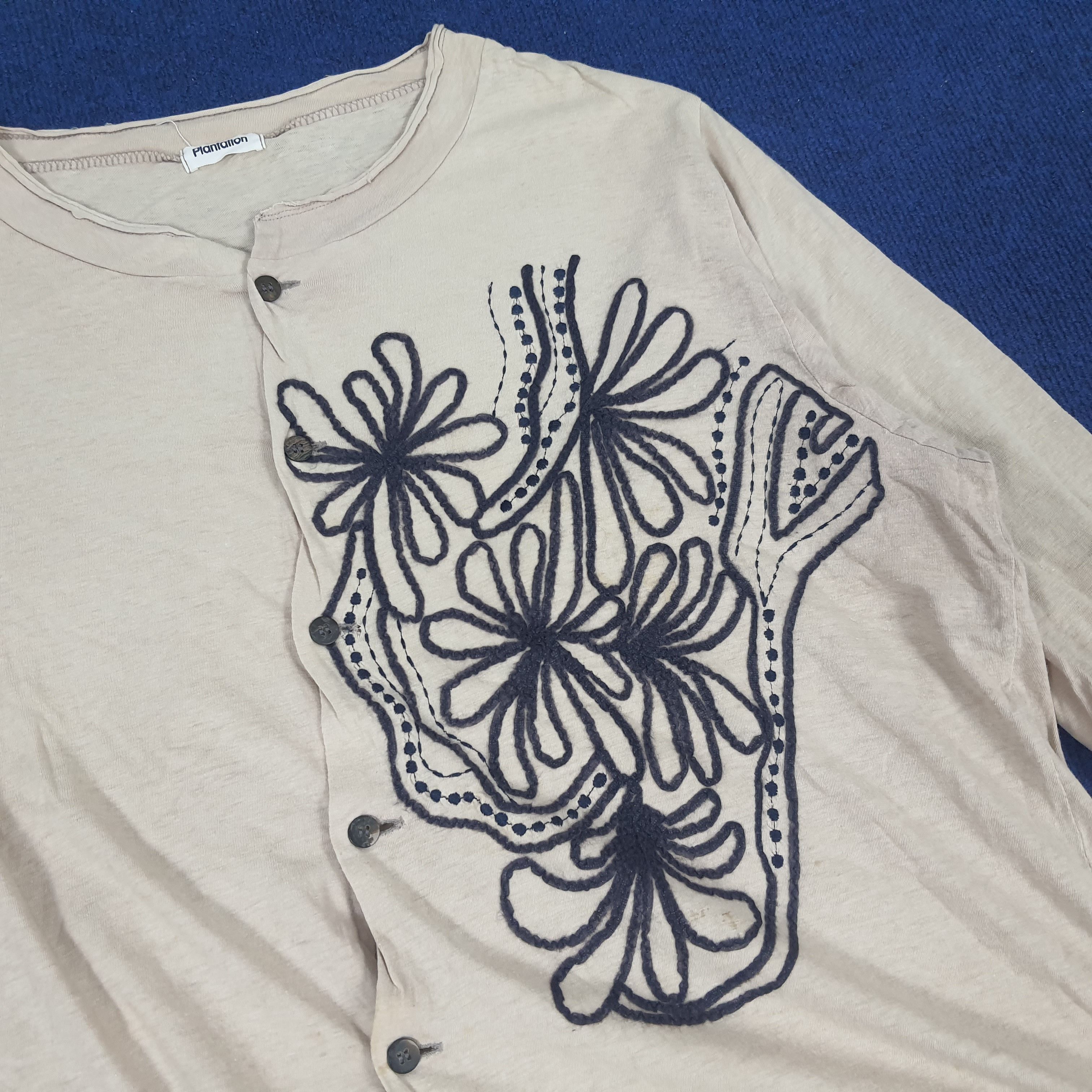 Issey Miyake × Japanese Brand × Vintage Vintage Plantation by Issey Miyake Japanese Brand Shirts Size L / US 10 / IT 46 - 2 Thumbnail