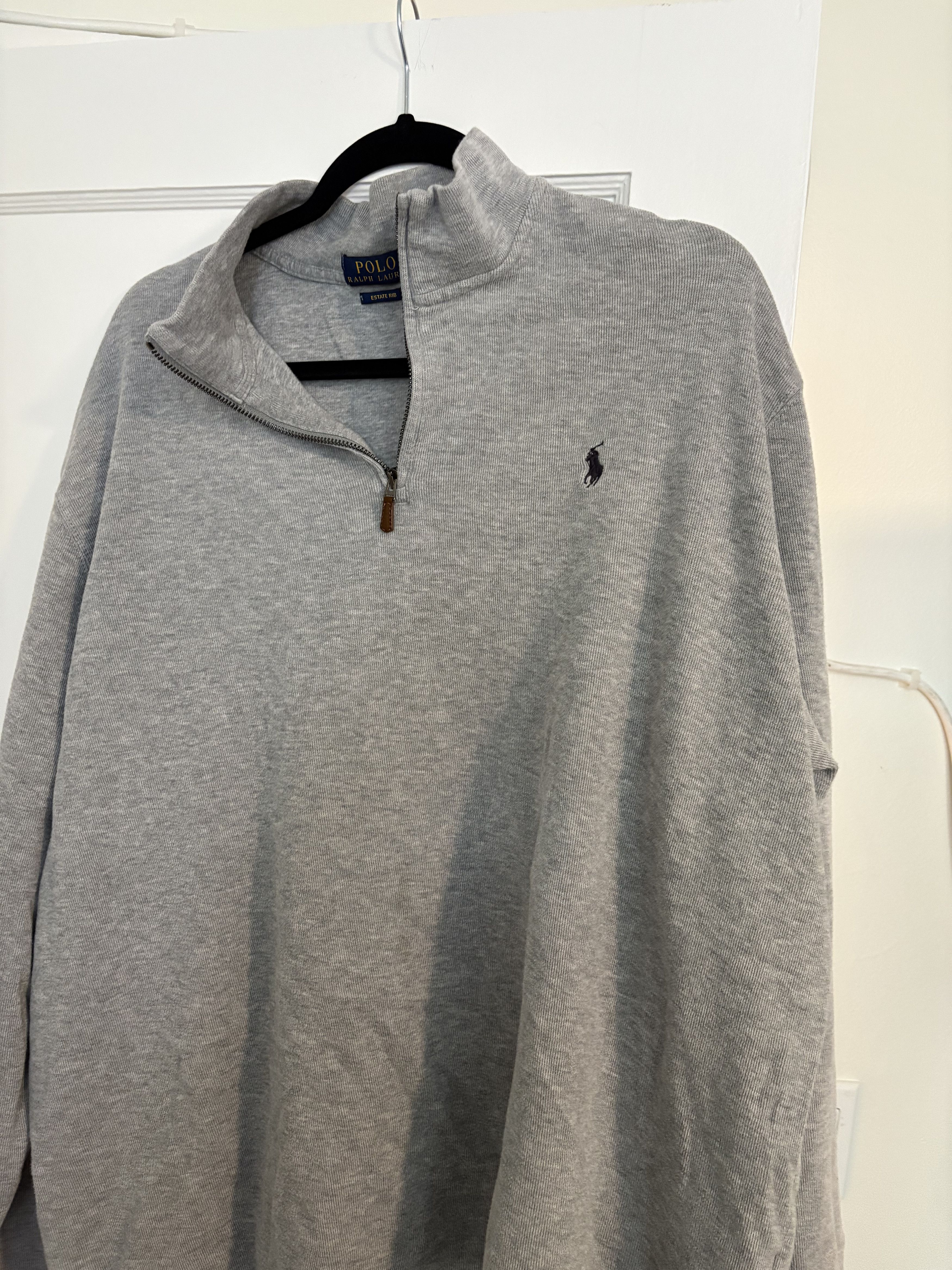 Polo Ralph Lauren Ralph Lauren Vintage Men's Grey Quarter-Zip (XXL) Size US XXL / EU 58 / 5 - 1 Thumbnail