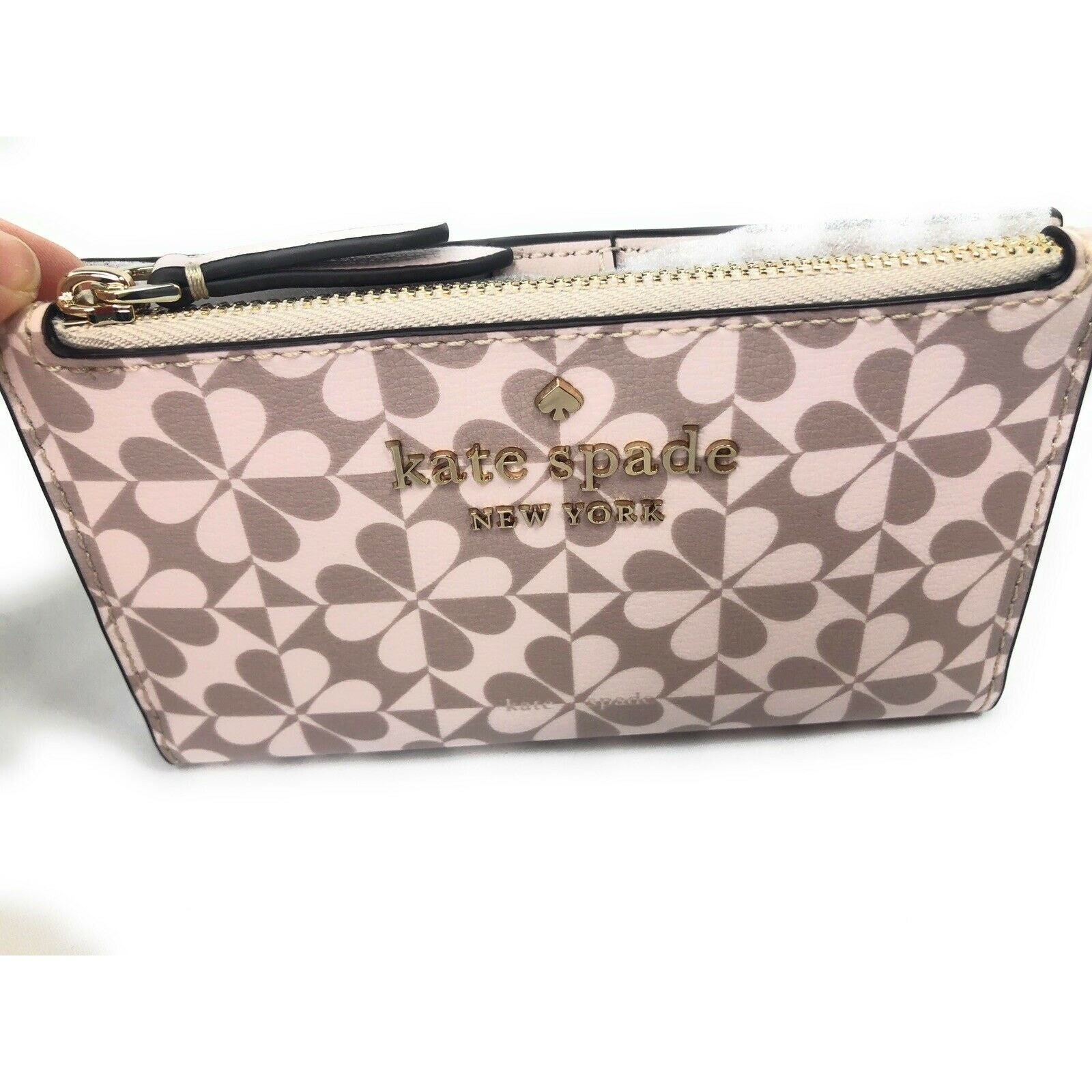 Kate Spade NWT Kate Spade Hollie Spade Clover Geo Slim Bifold Wallet Size ONE SIZE - 8 Thumbnail