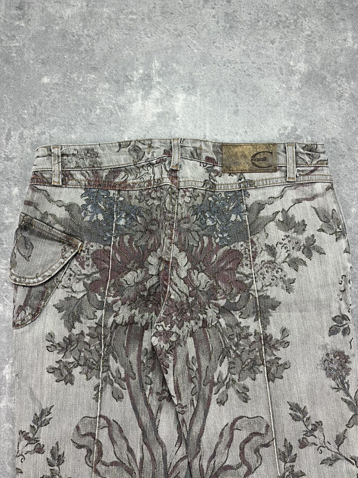 Just Cavalli Just Cavalli Flower Floral Printed Side Pocket Pants 29 Size US 29 - 11 Thumbnail