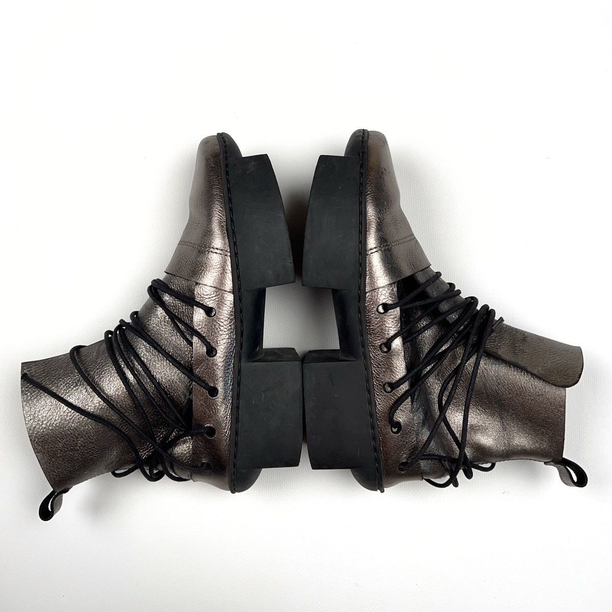 Trippen Trippen Platform Leather Shoes Geisha Happy Dream Avantgarde Size US 5 / IT 35 - 14 Thumbnail