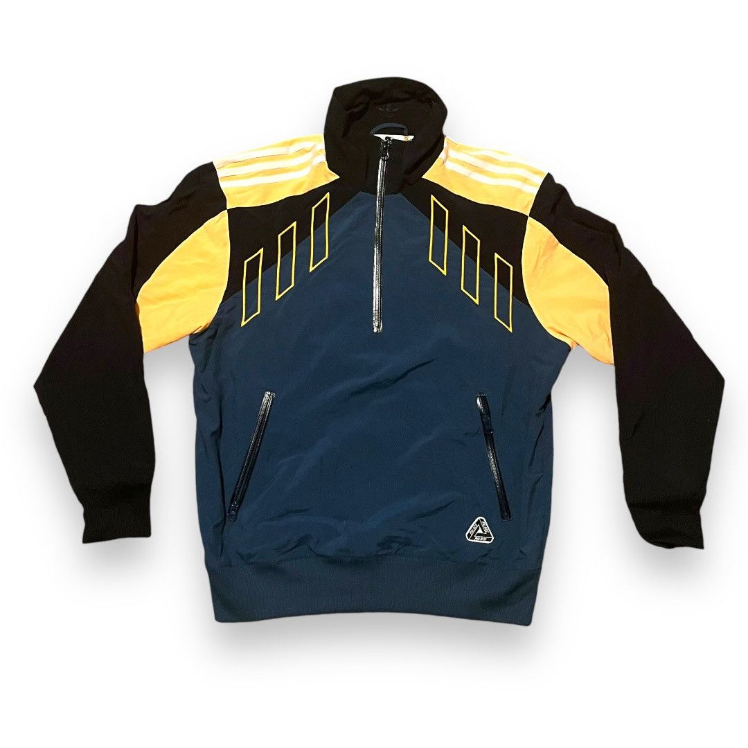 Adidas Palace SAMPLE Palace x Adidas Quarter Zip Nylon Pullover Grailed
