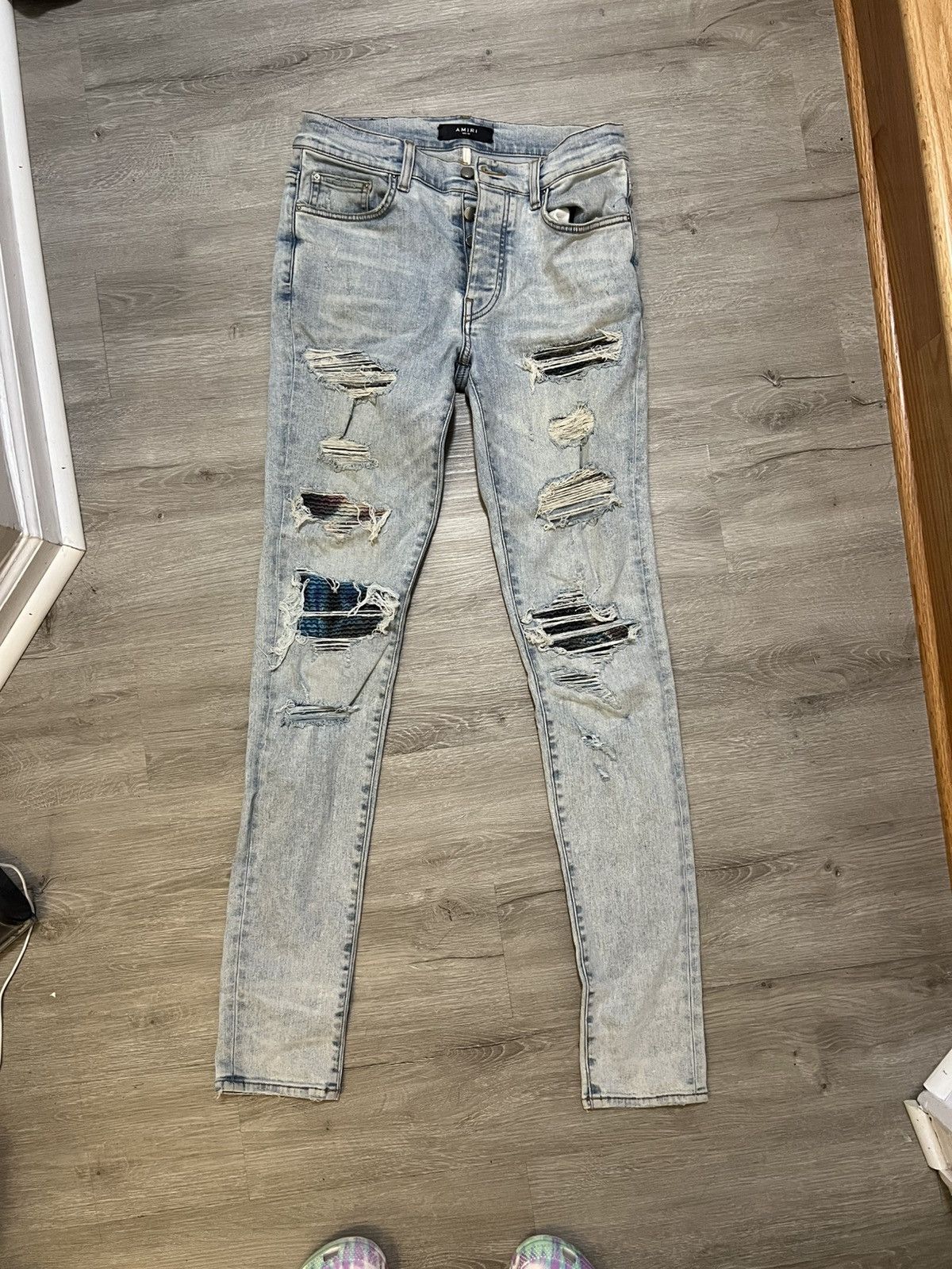 Amiri Amiri MX1 Dark Blue Jeans size (32) | Grailed