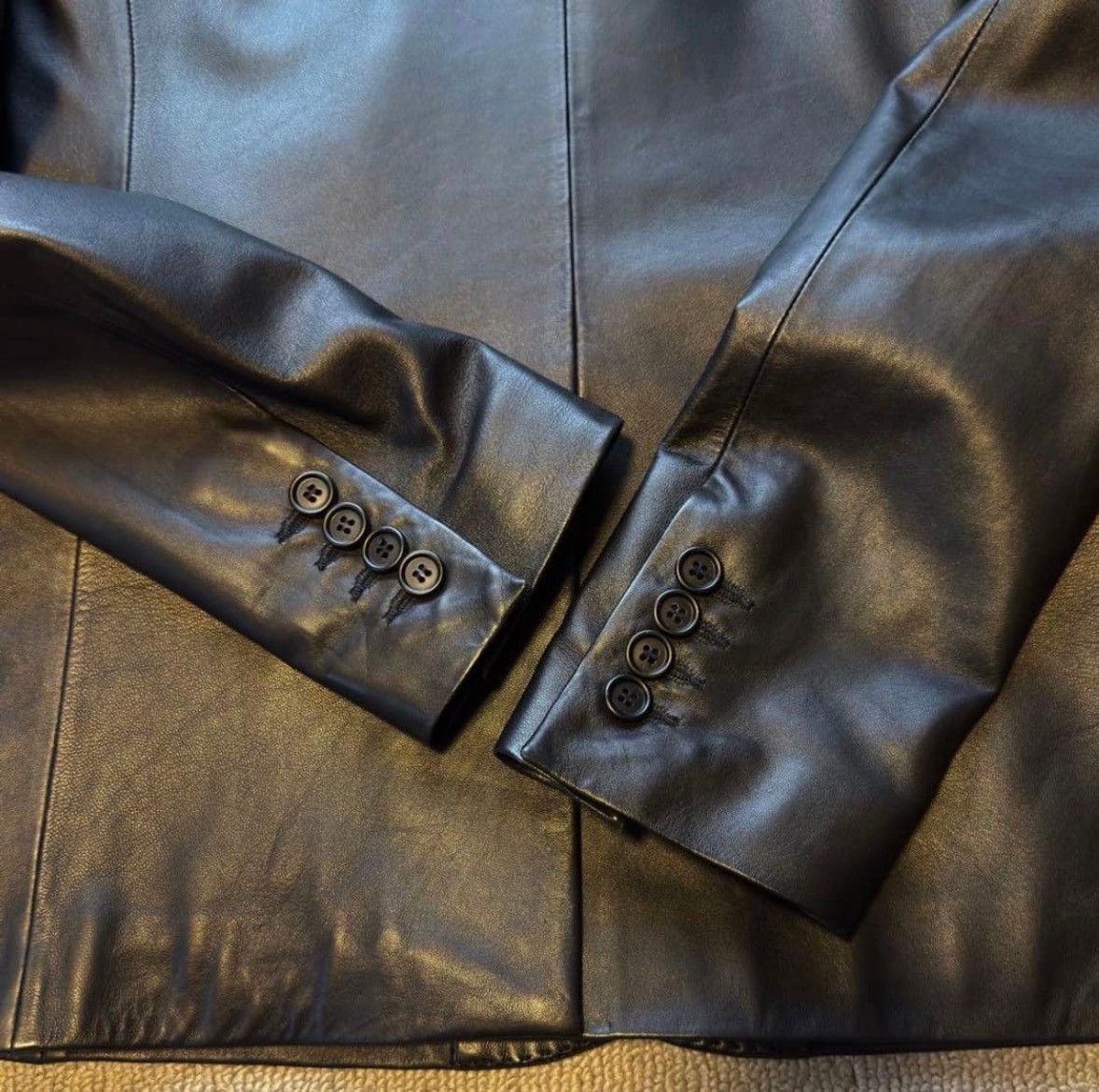 Dior 06SS Hedi Slimane Leather Blazer Jacket Size US M / EU 48-50 / 2 - 7 Thumbnail