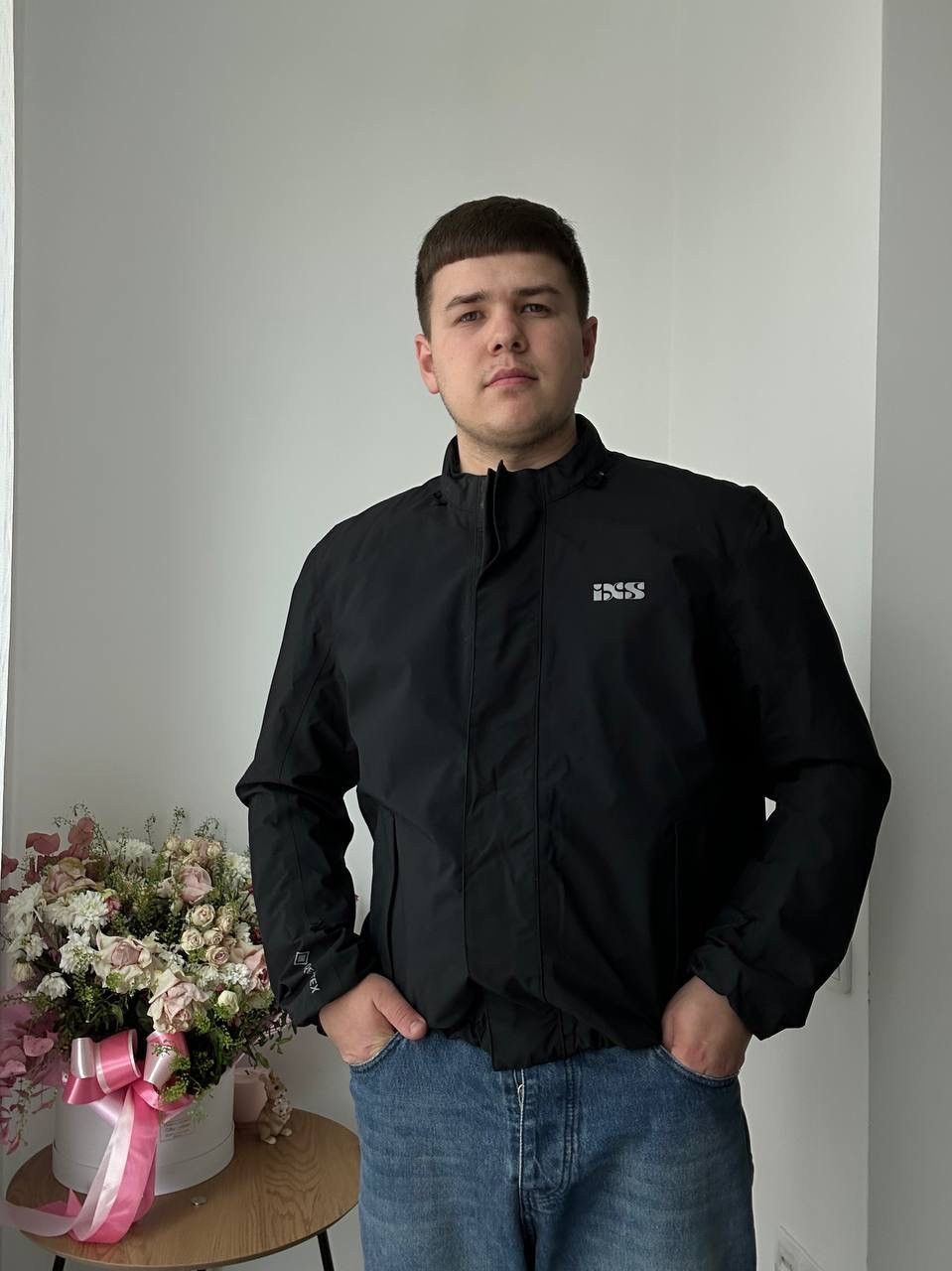Japanese Brand × Vintage Vintage Japanese Black IXS Gore-Tex Jacket Size US M / EU 48-50 / 2 - 16 Thumbnail