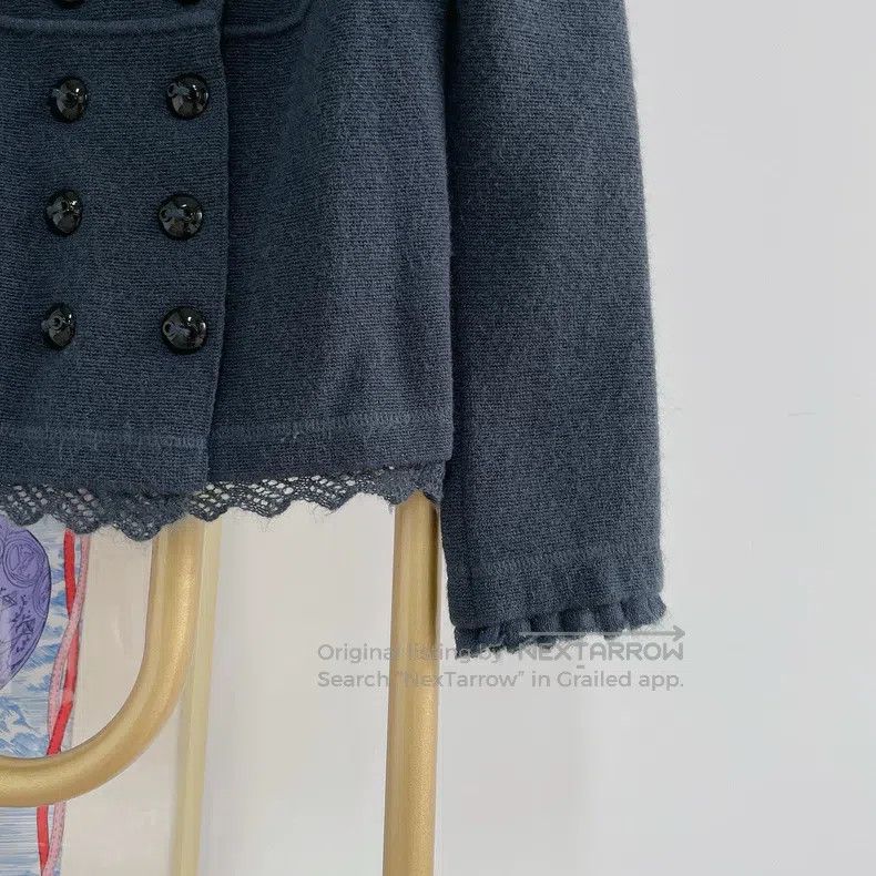 Louis Vuitton Louis Vuitton Double-breasted knit jacket Size S / US 4 / IT 40 - 4 Thumbnail