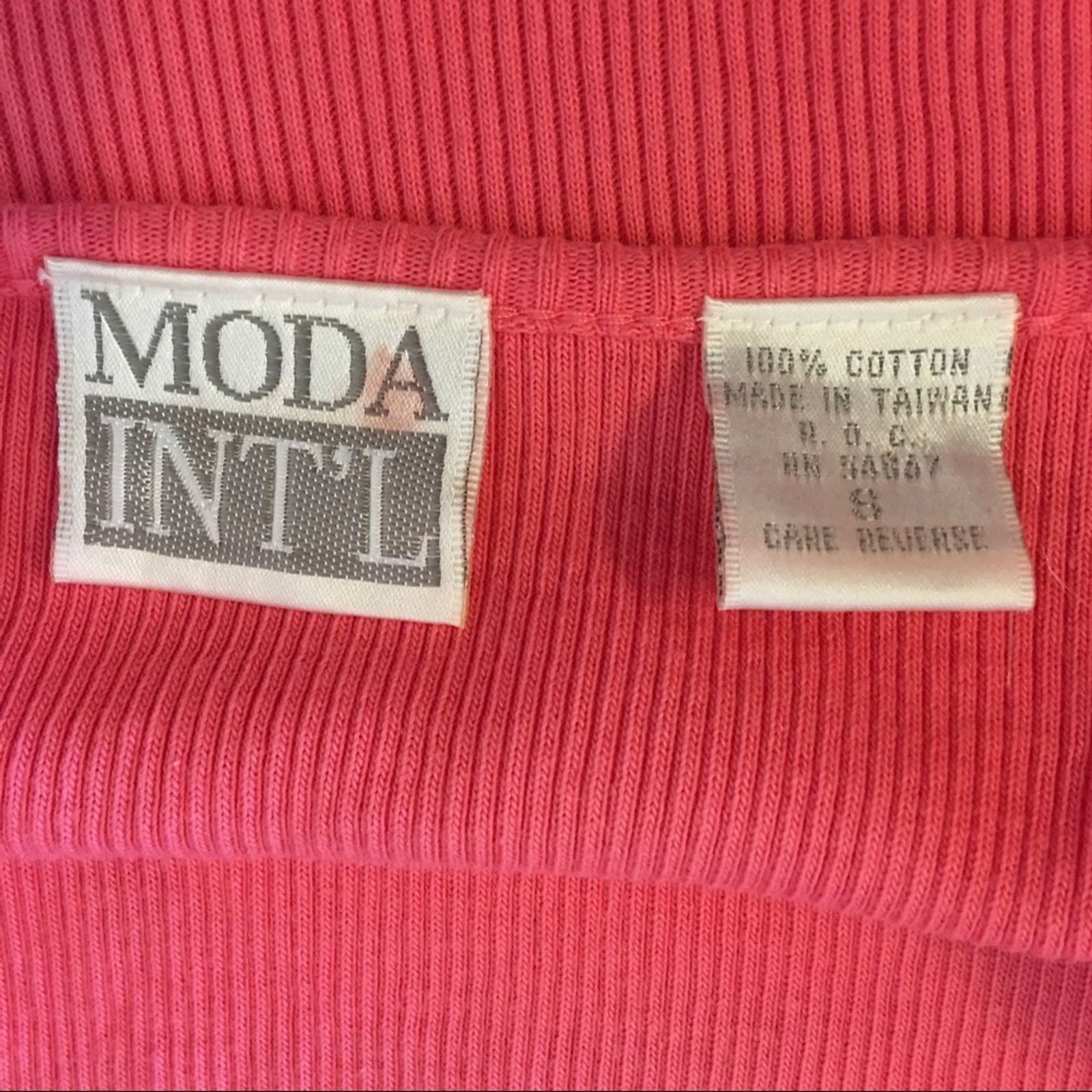 Vintage Vintage 80s Moda Int’l pink button front top Size S / US 4 / IT 40 - 7 Thumbnail