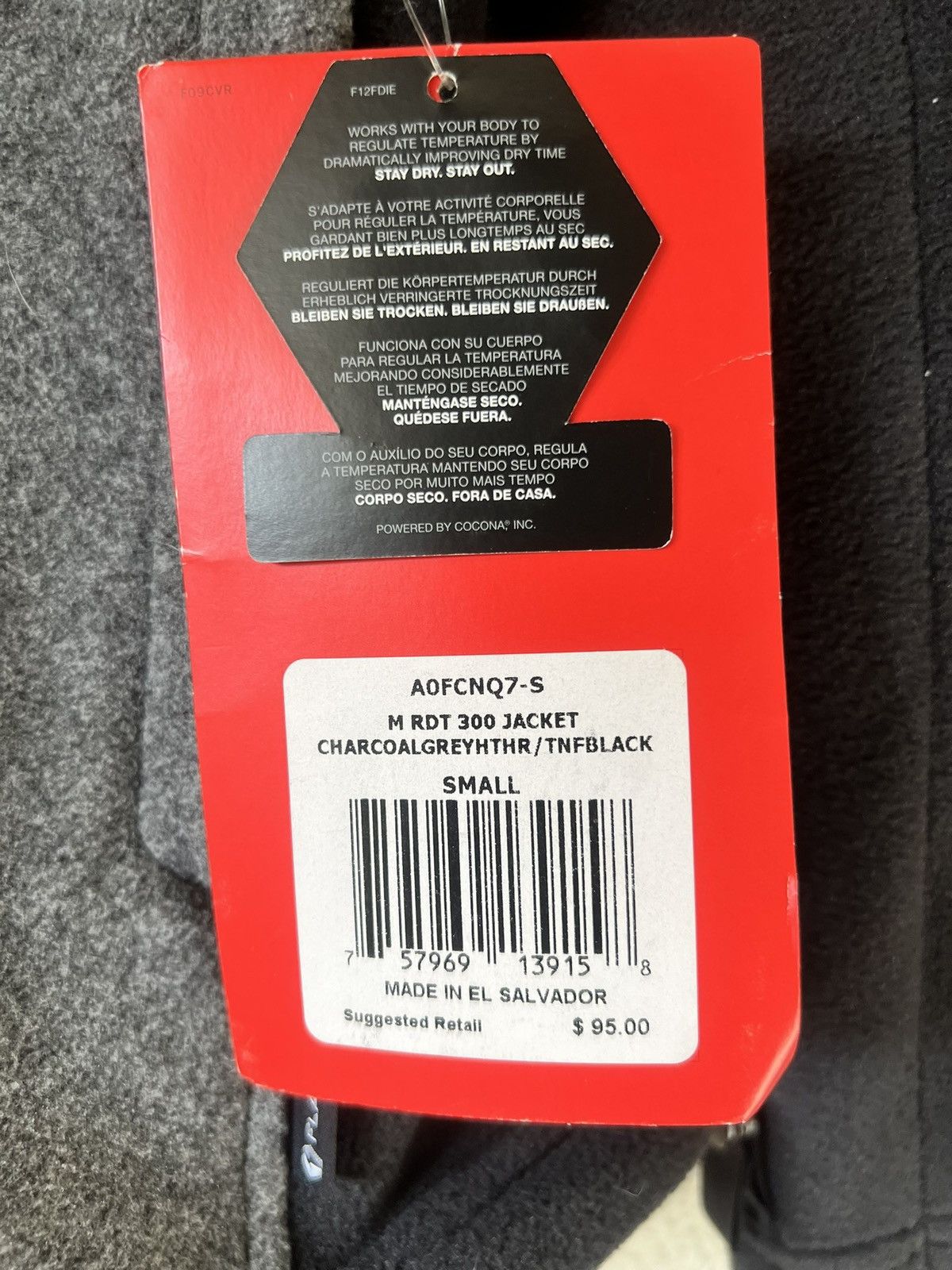 The North Face NWT The North Face RDT300Fleece CharcoalGreyHeather/TNFBlack Size US S / EU 44-46 / 1 - 4 Thumbnail